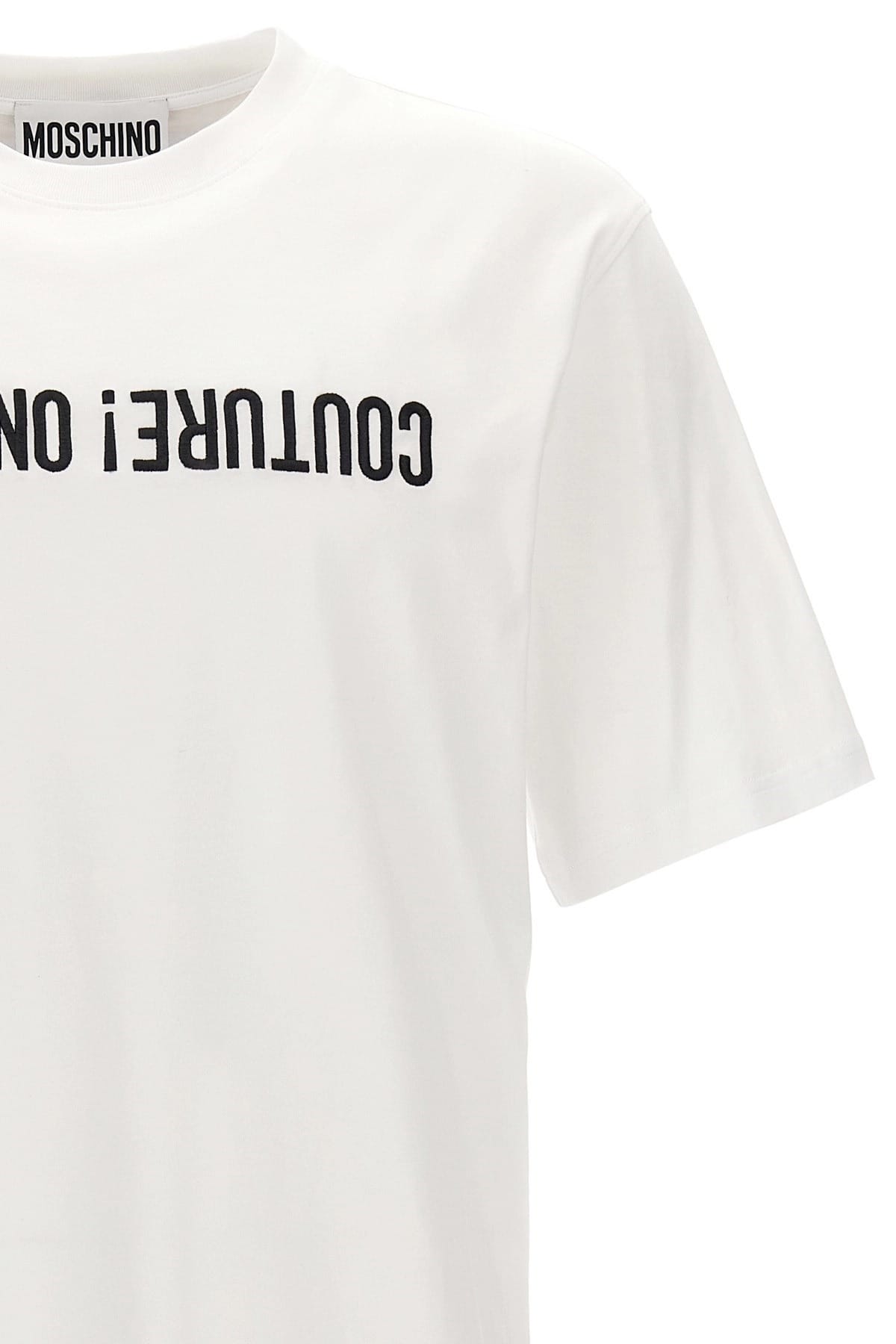 Moschino Moschino Logo Embroidery T-Shirt