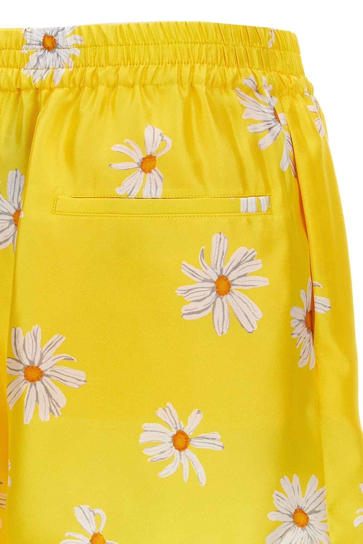 Moschino Moschino Margherite Print Silk Shorts