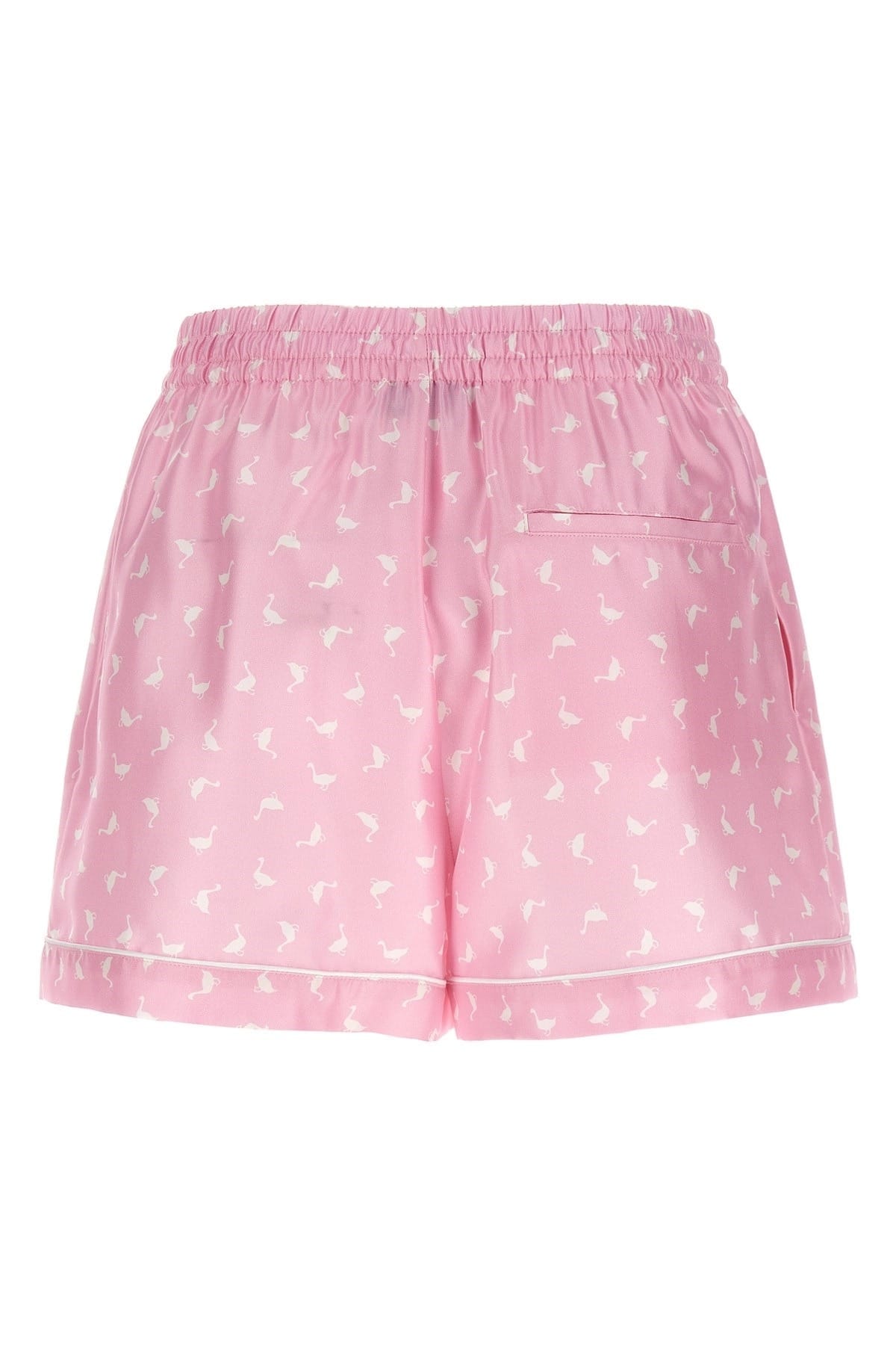 Moschino Moschino Oche Print Silk Shorts