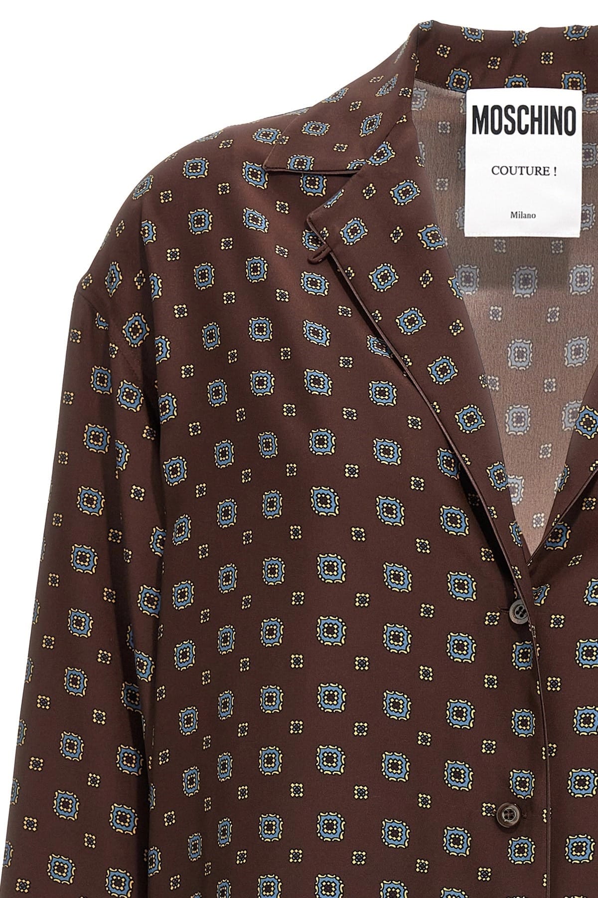 Moschino Moschino Patterned Silk Shirt
