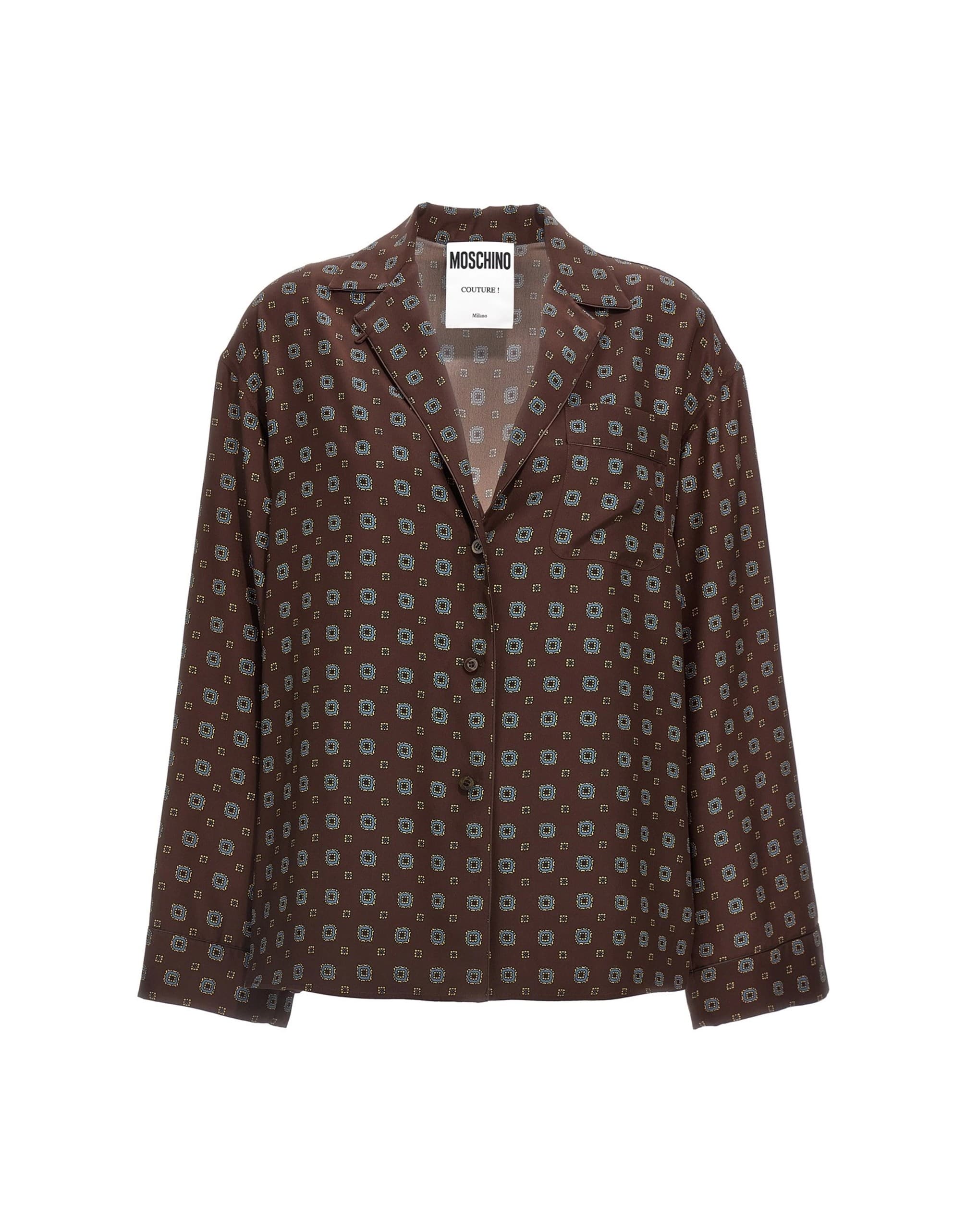 Moschino Moschino Patterned Silk Shirt