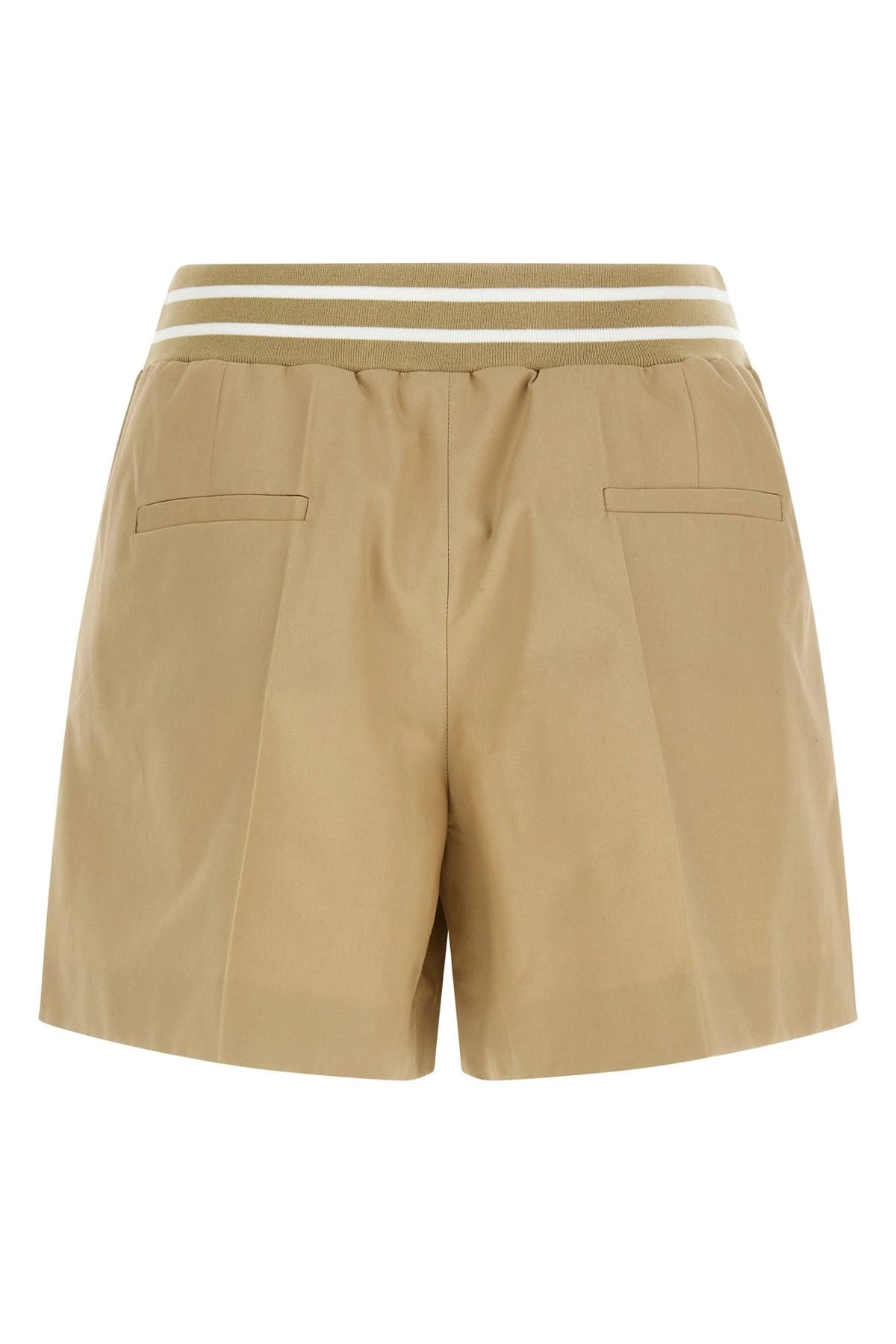 Moschino Moschino Pleated Cotton Shorts