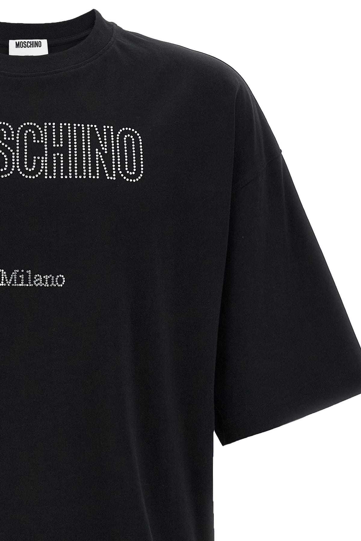 Moschino Rhinestone Logo T-Shirt