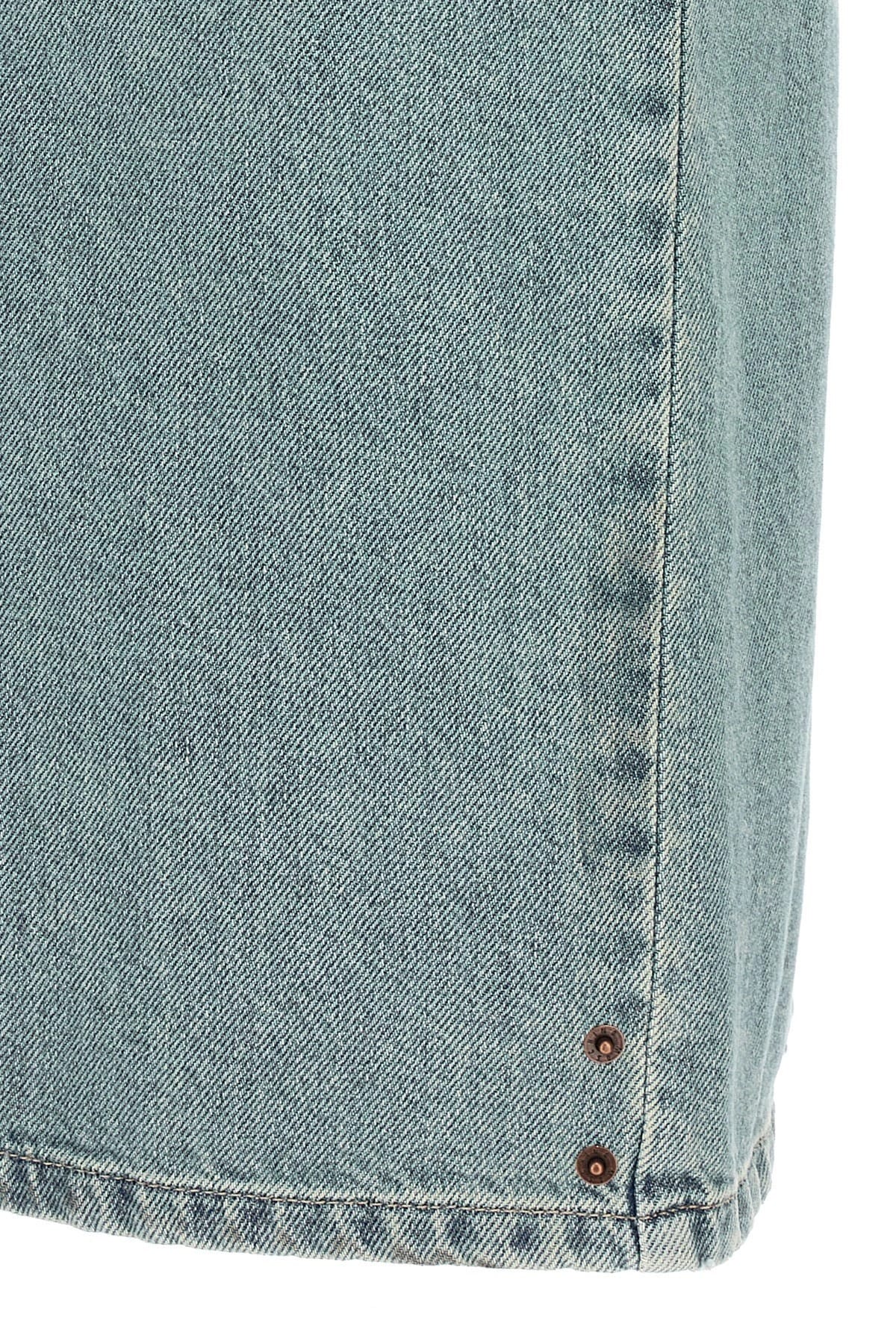 Moschino Moschino Rivets Denim Skirt