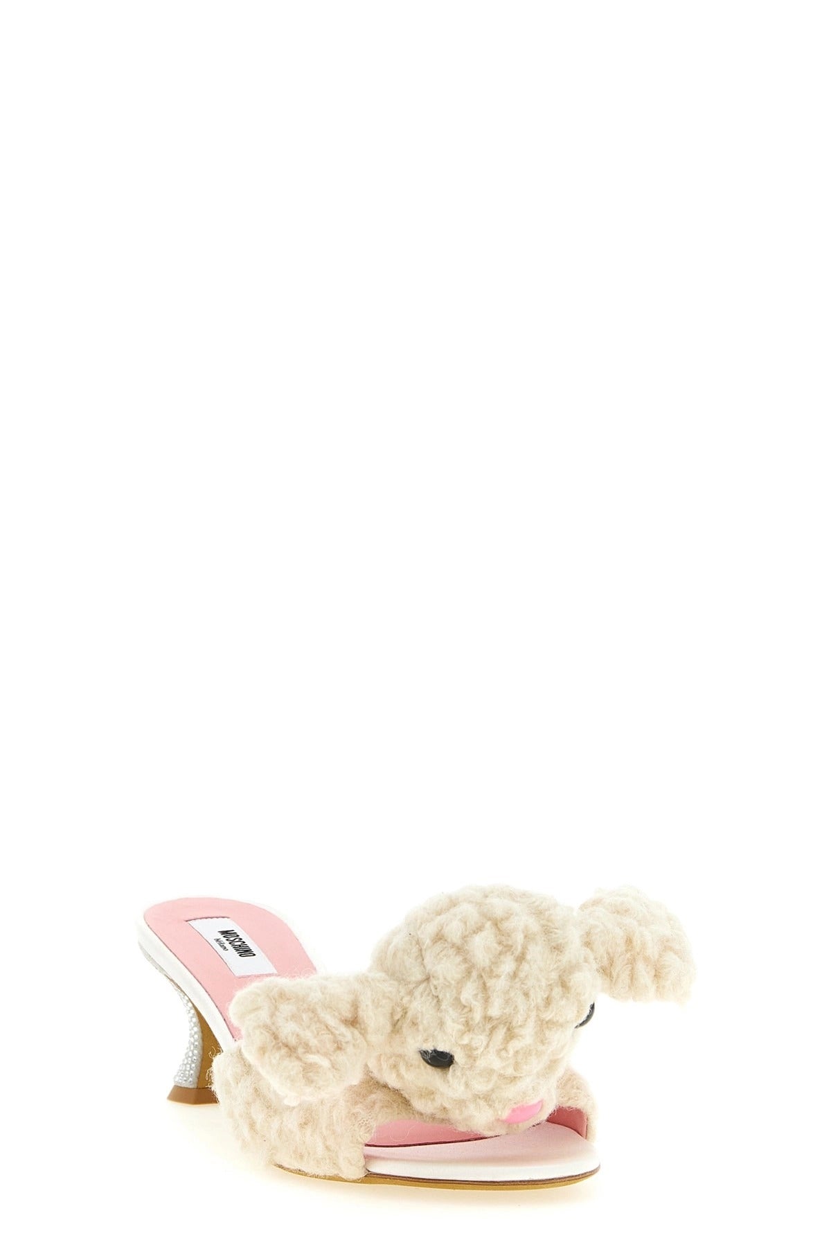 Moschino Schaf-Mule-Sandalen