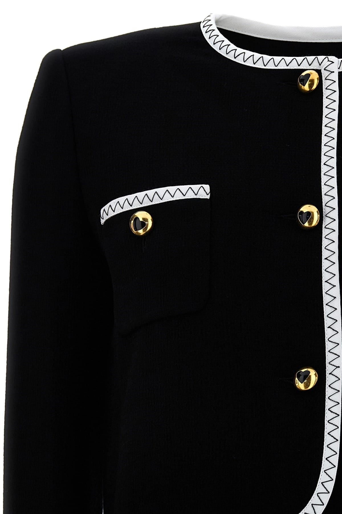 Moschino Moschino Short Crepe Jacket