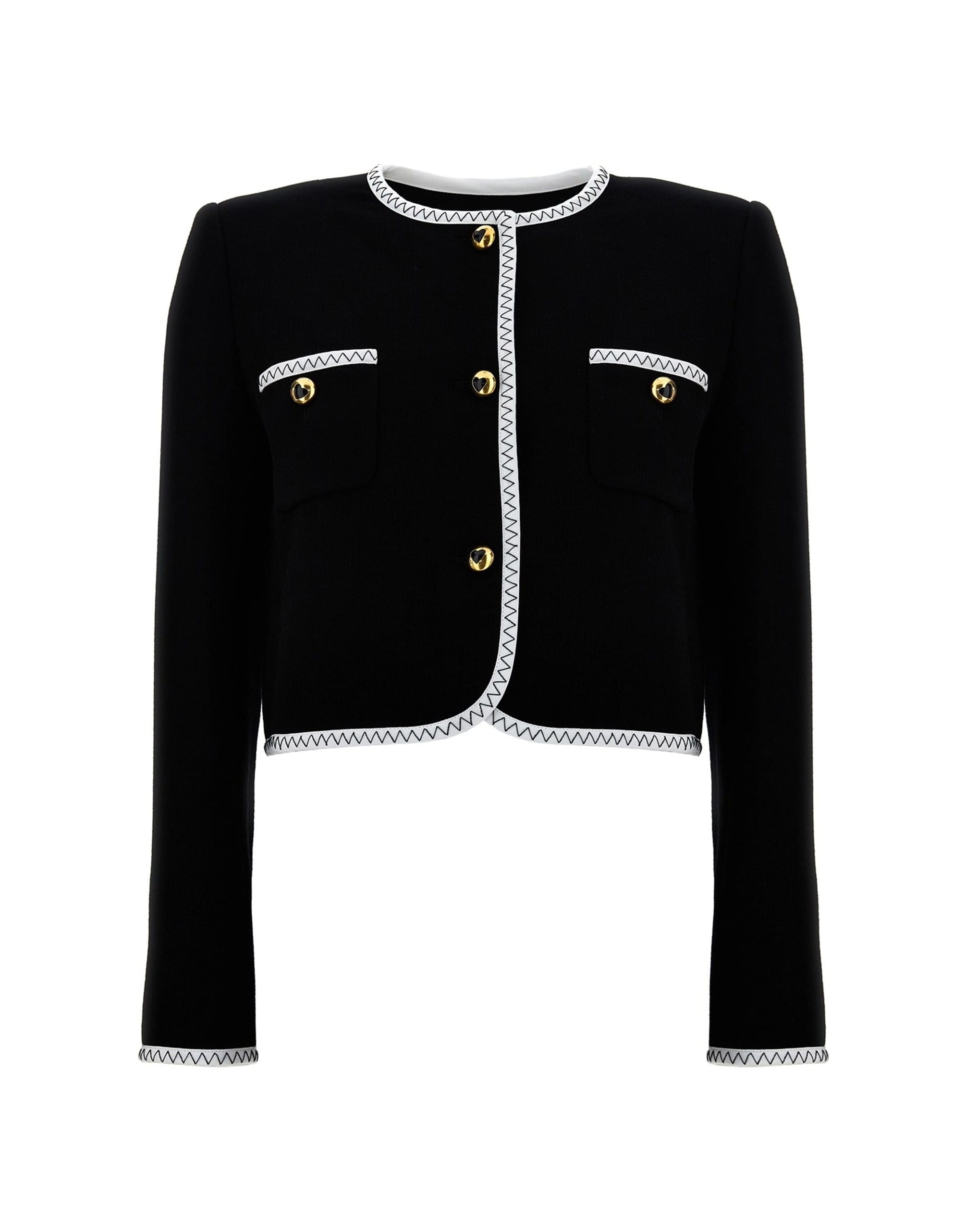 Moschino Moschino Short Crepe Jacket