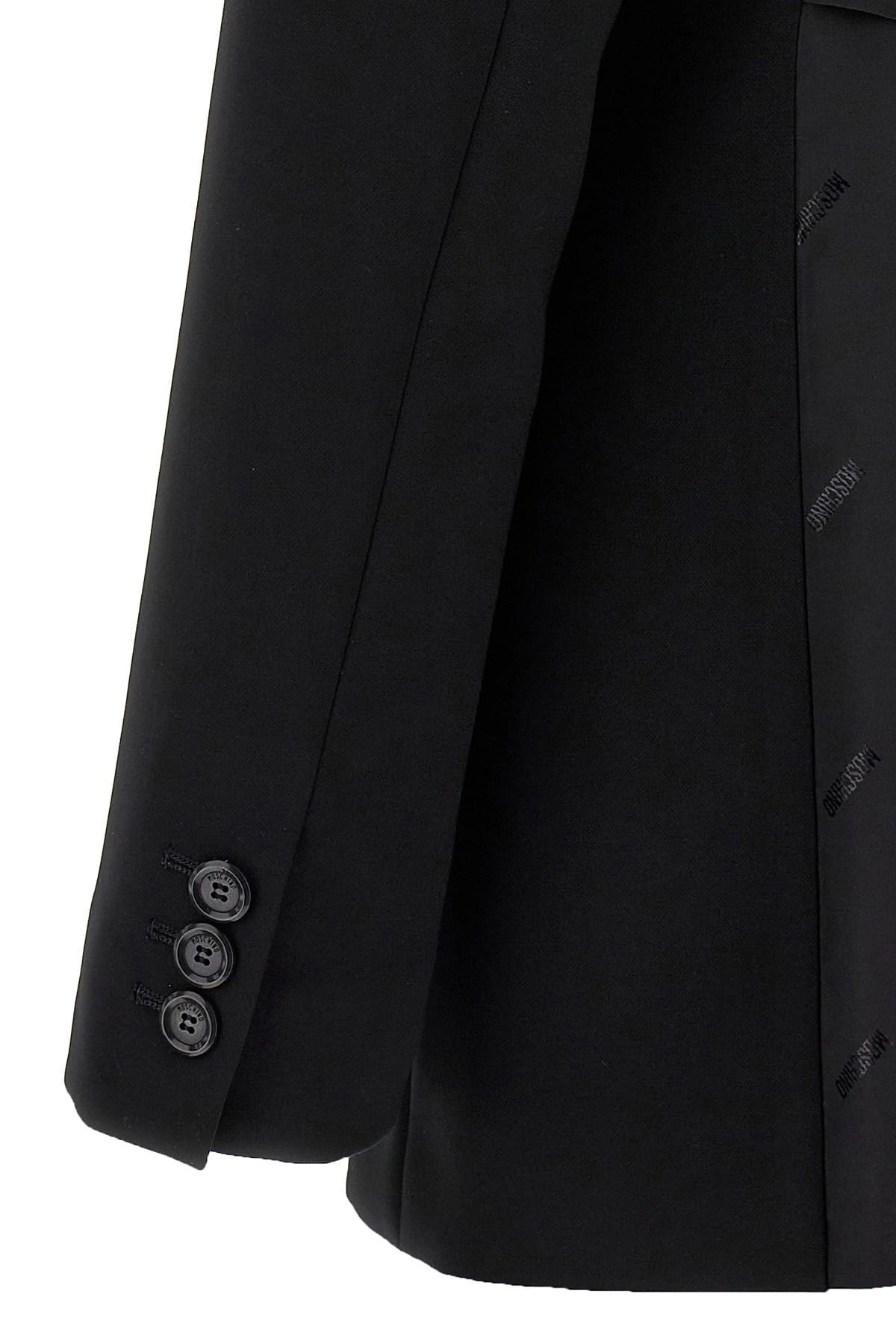 Moschino Moschino Single-Breasted Martingale Blazer