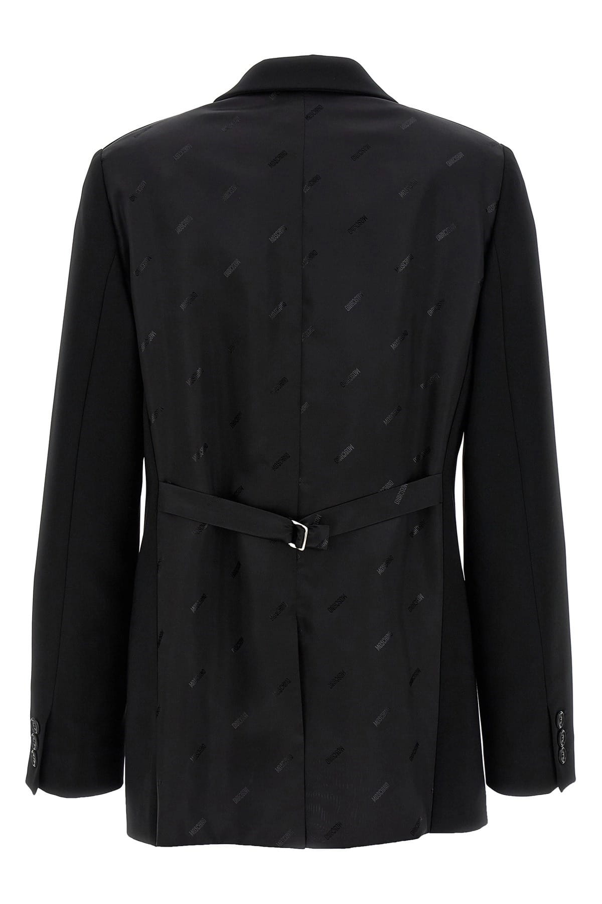 Moschino Single-Breasted Martingale Blazer - alternate view