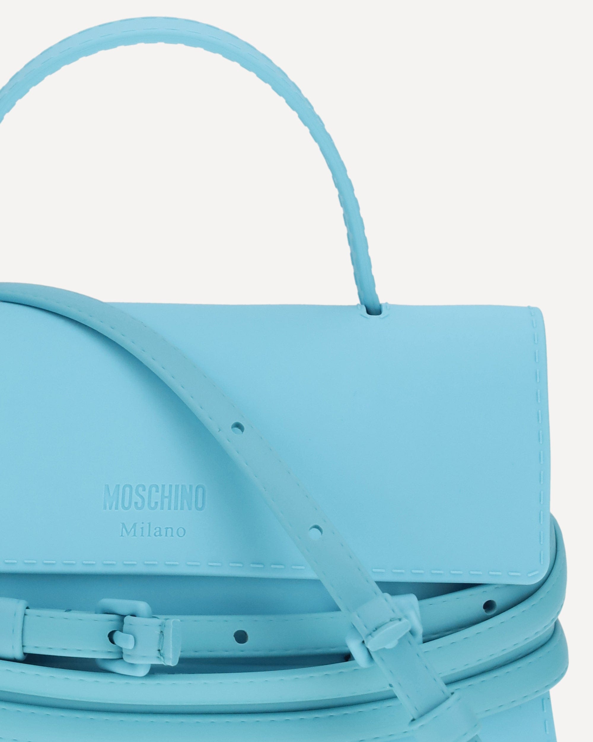 Moschino Small Tie Me Silicone Handbag