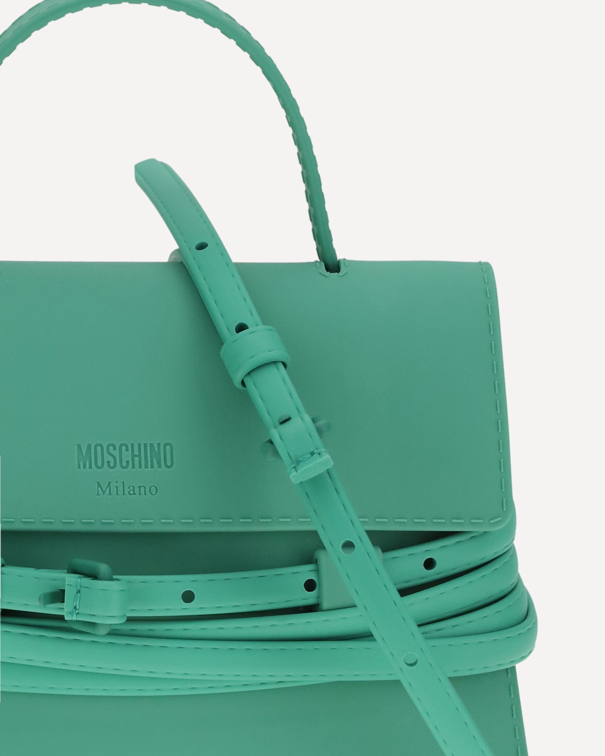 Moschino Small Tie Me Silicone Handbag