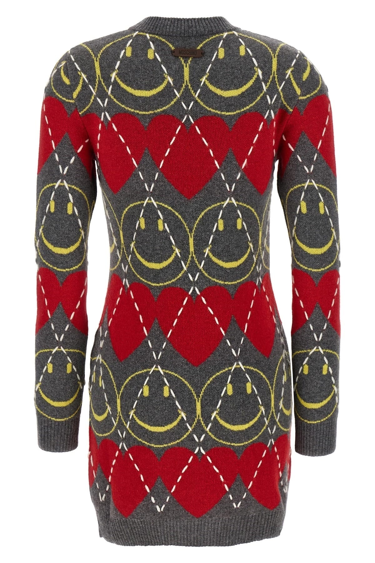 Moschino Платье-мини Moschino Smiley из шерсти - alternate view