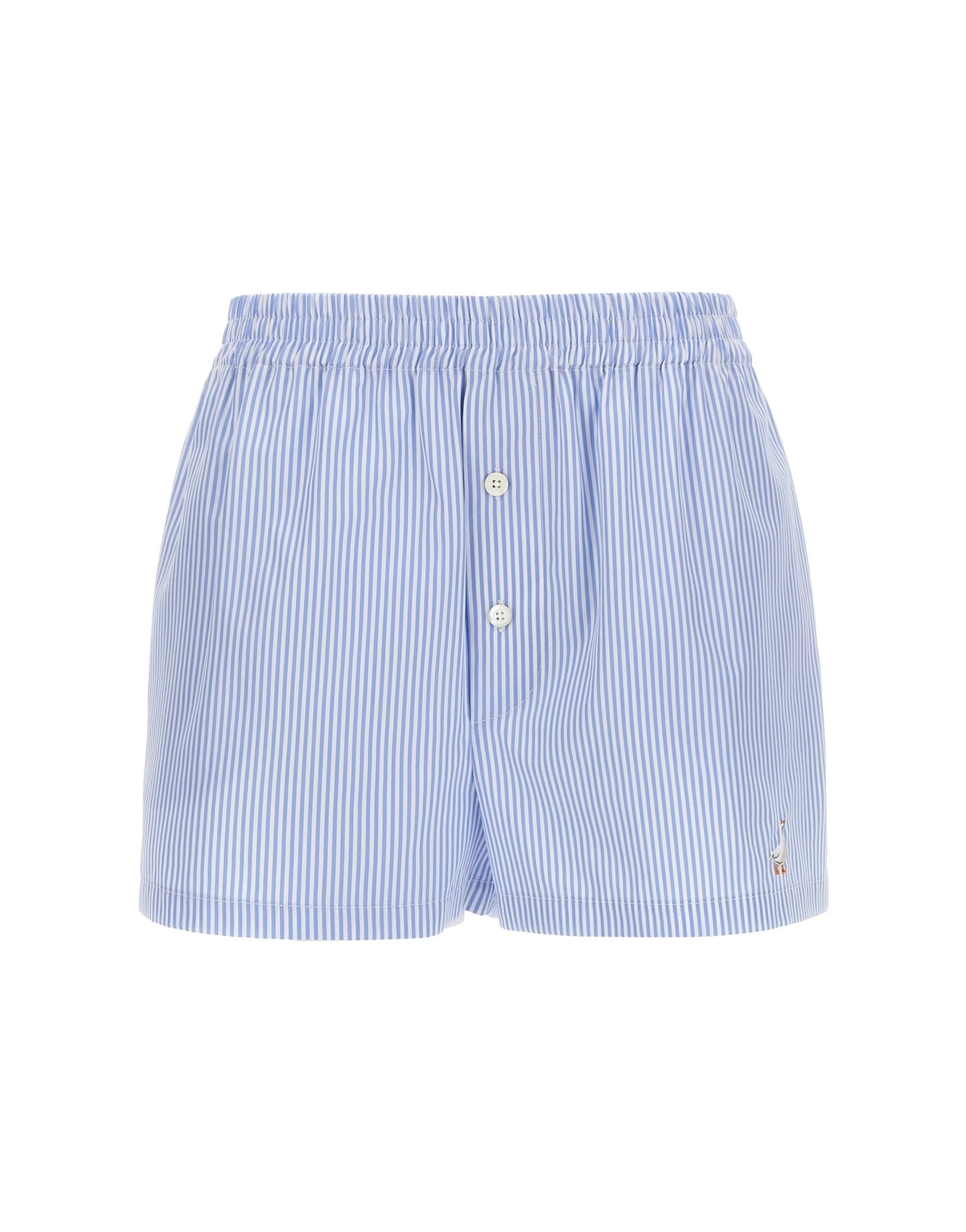 Moschino Moschino Striped Cotton Poplin Shorts