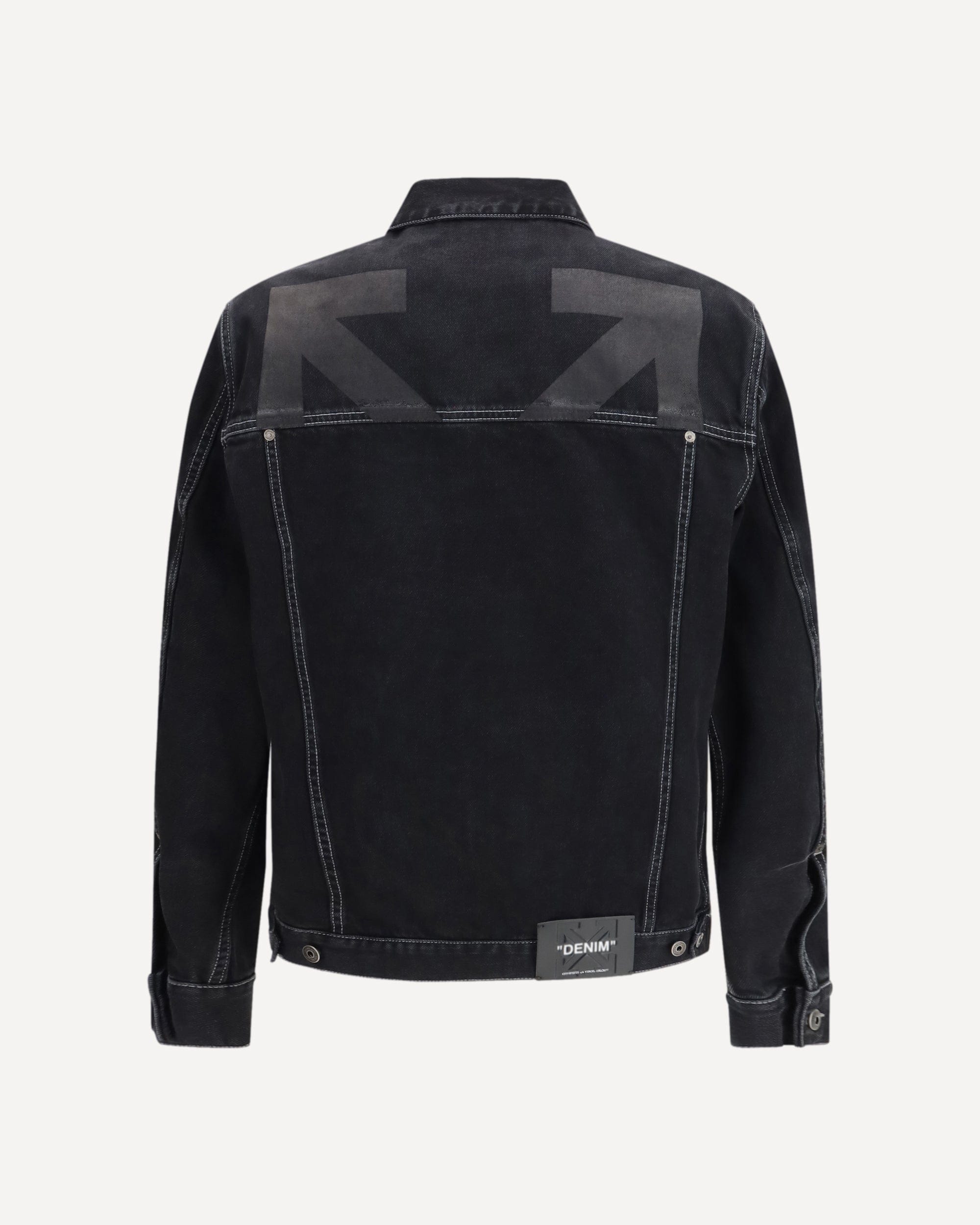 Off-White Arrow Zip Skate Denim Jacket