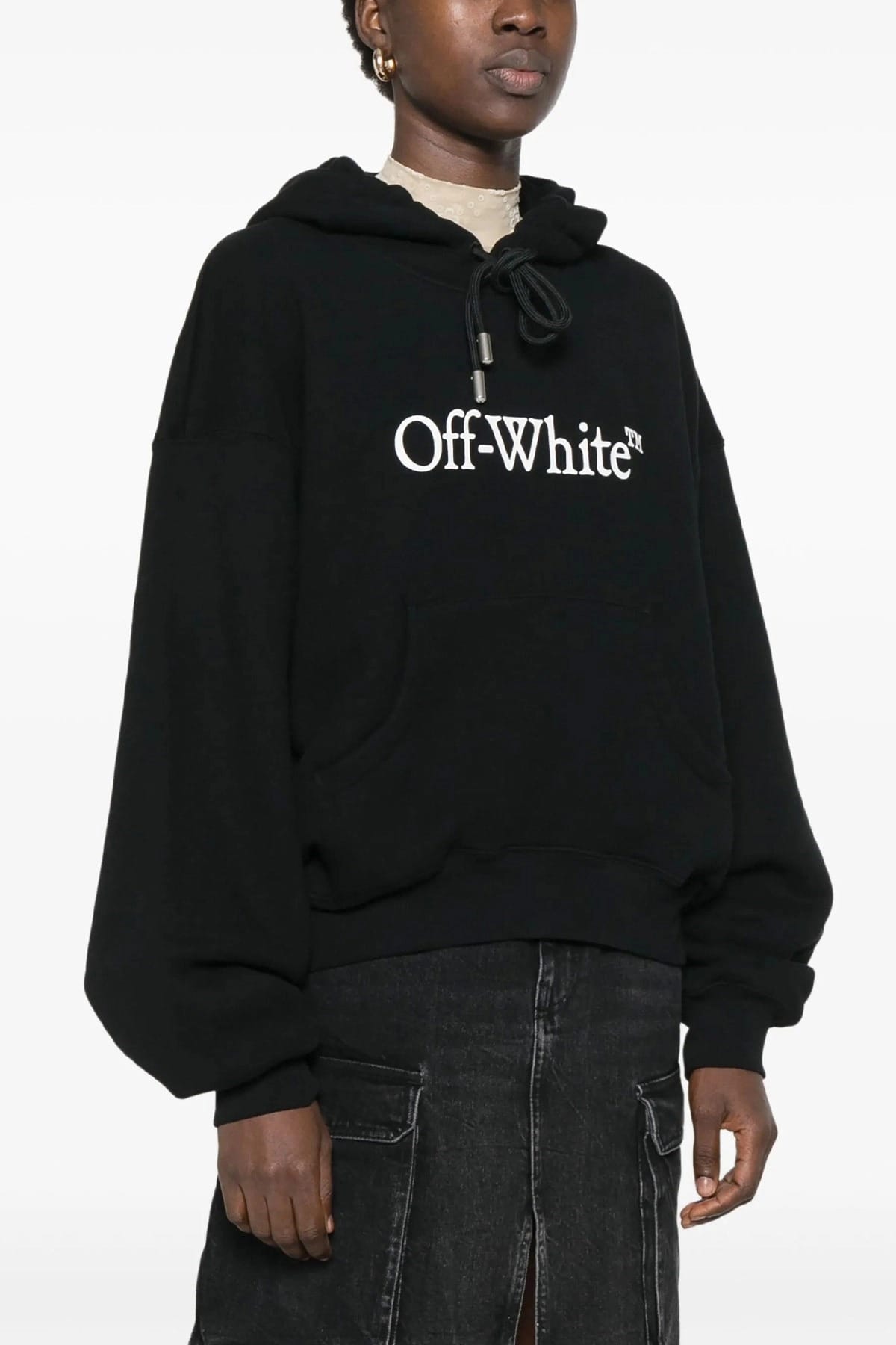 Off-White Sweat à capuche Bookkish à grand logo - alternate view