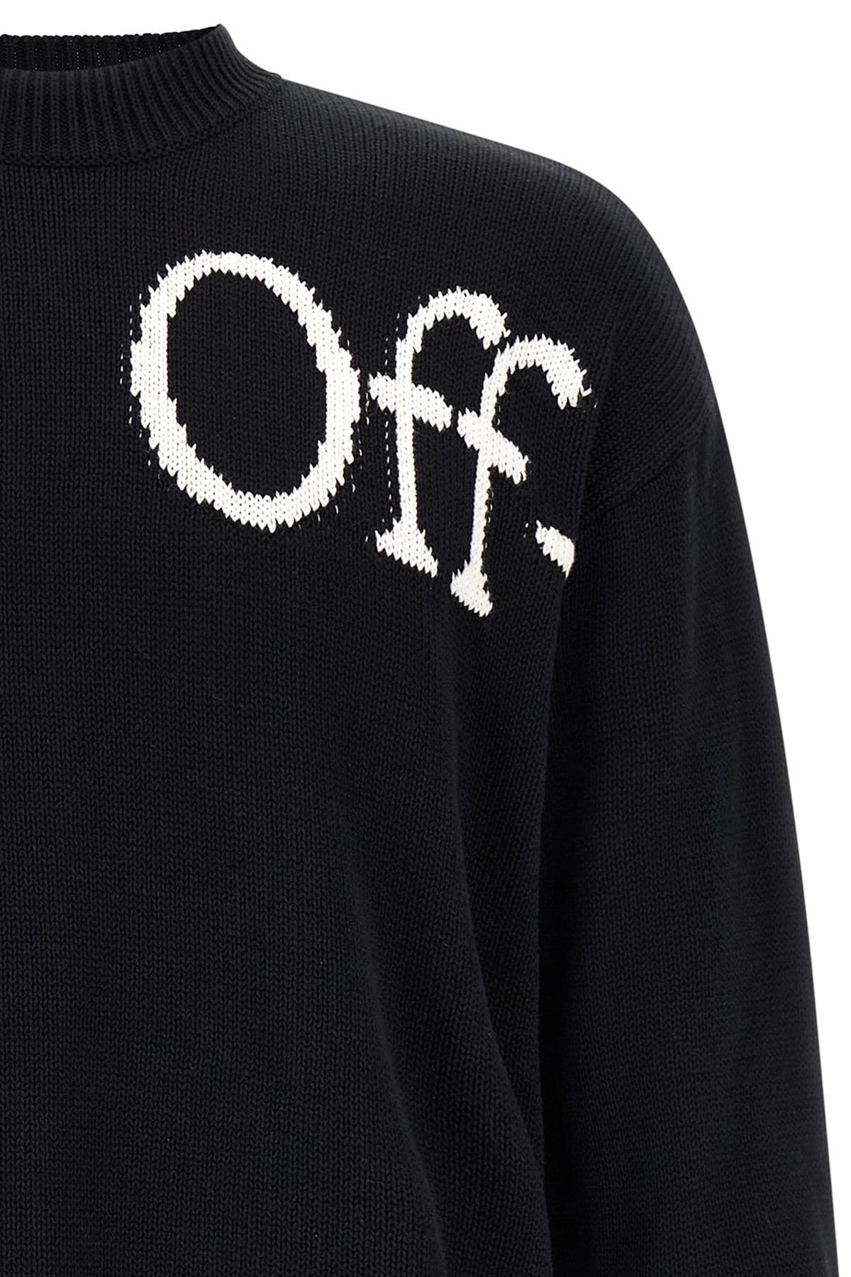 Off-White Off-White Bookish Shared Logo Sweater