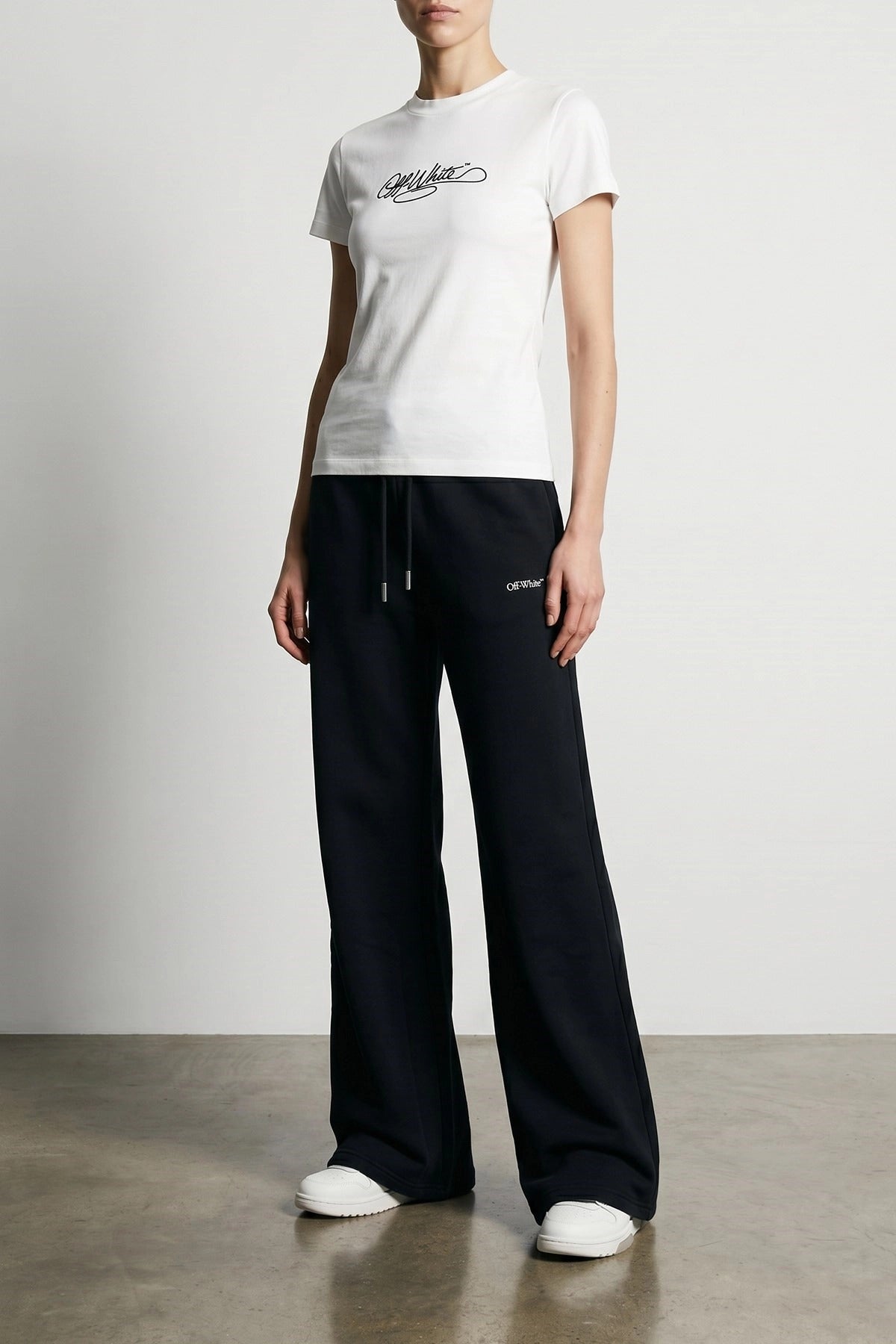 Off-White Bookish Wide-Leg Joggers