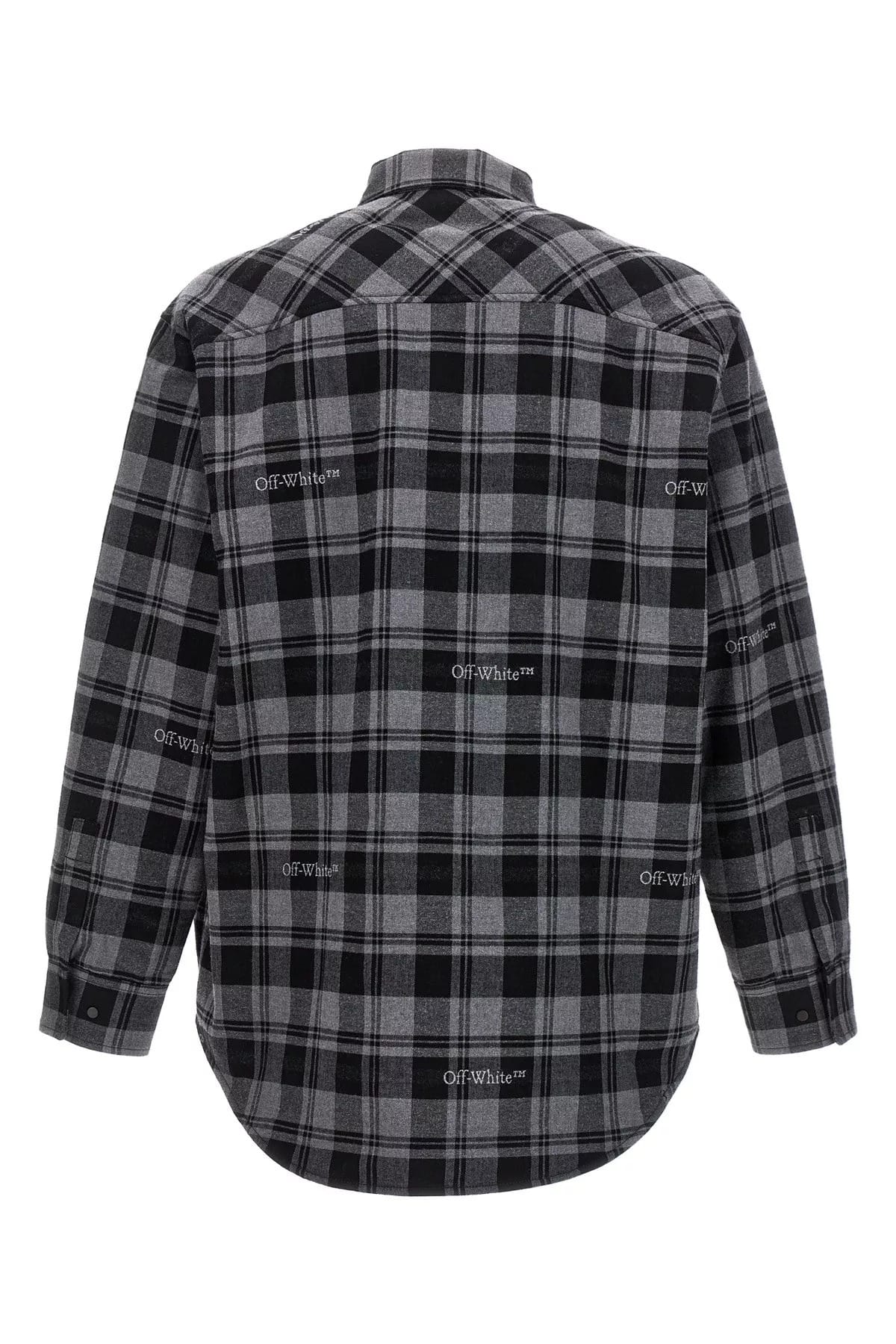 Off-White チェックフランネル中綿ジャケット | Sendegaro JP