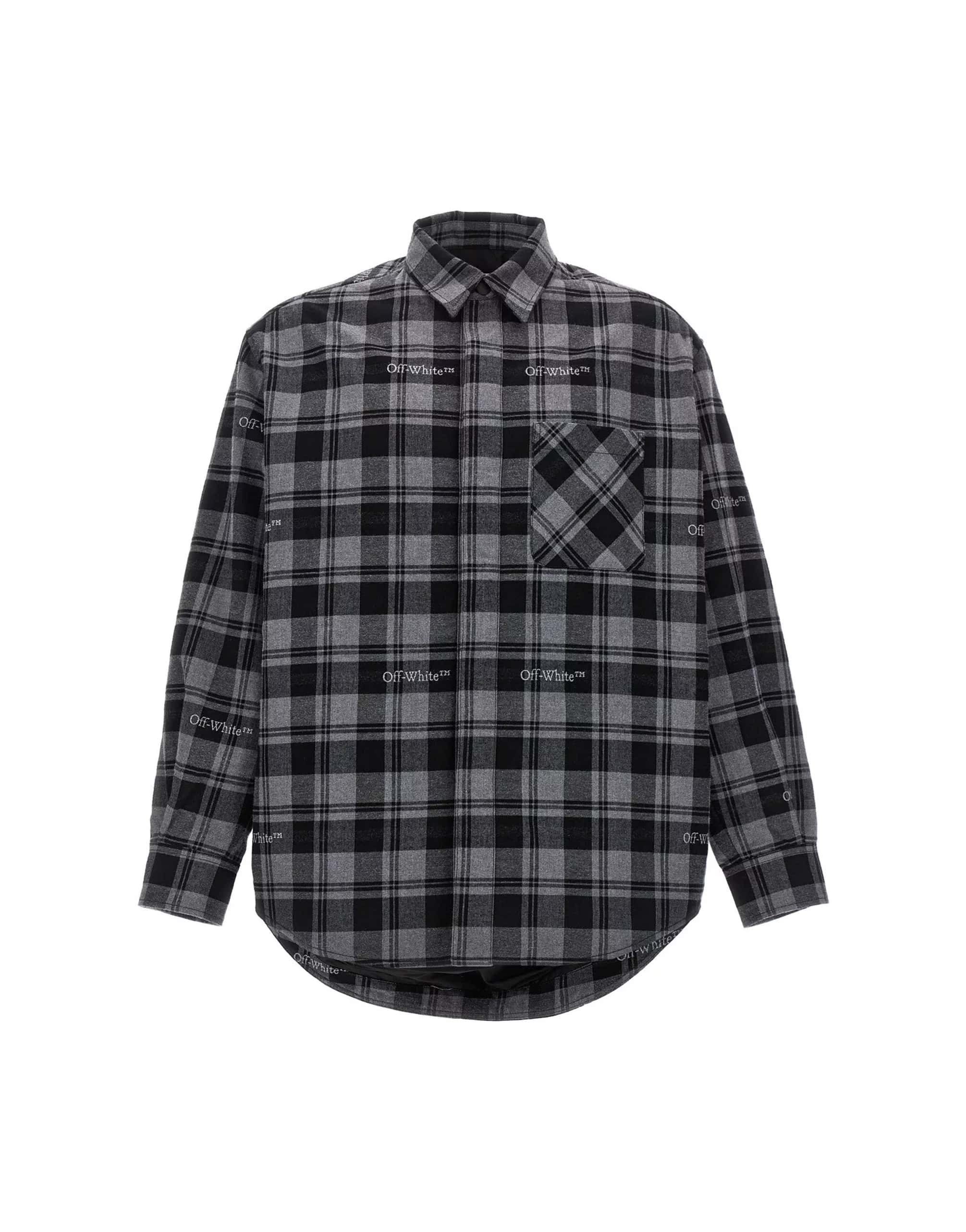 Off-White チェックフランネル中綿ジャケット | Sendegaro JP