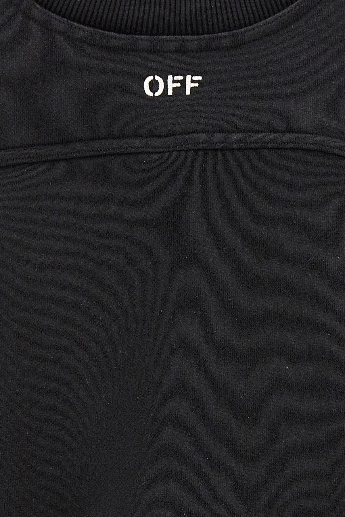 Off-White Off-White Cropped Sweatshirt With Harness Detail