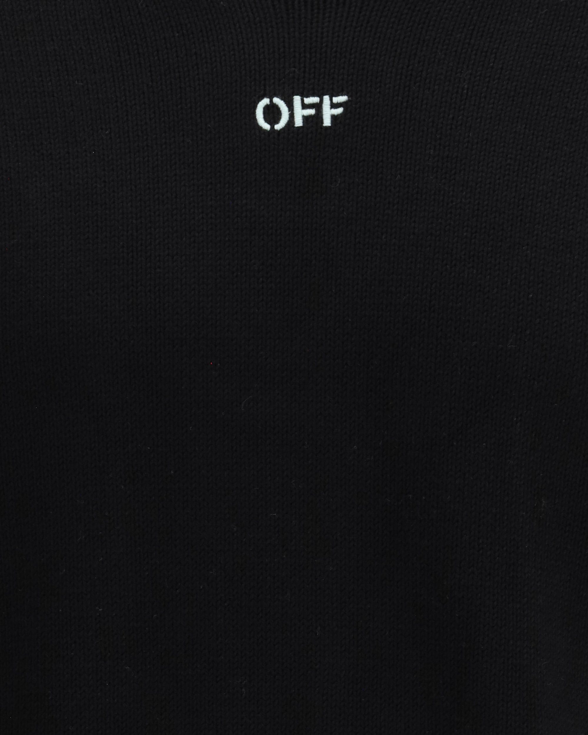 Off-White Diagonal Arrow Fuzzy Sweater