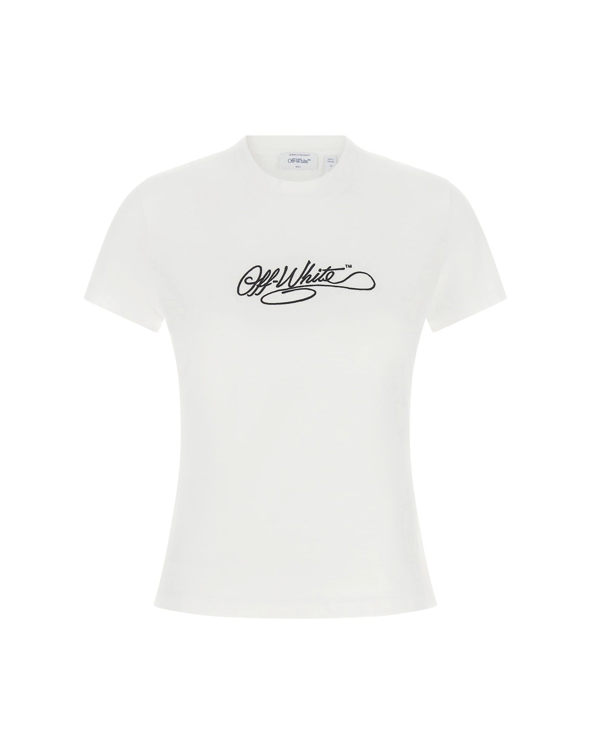 Off-White Embroidered Logo T-Shirt