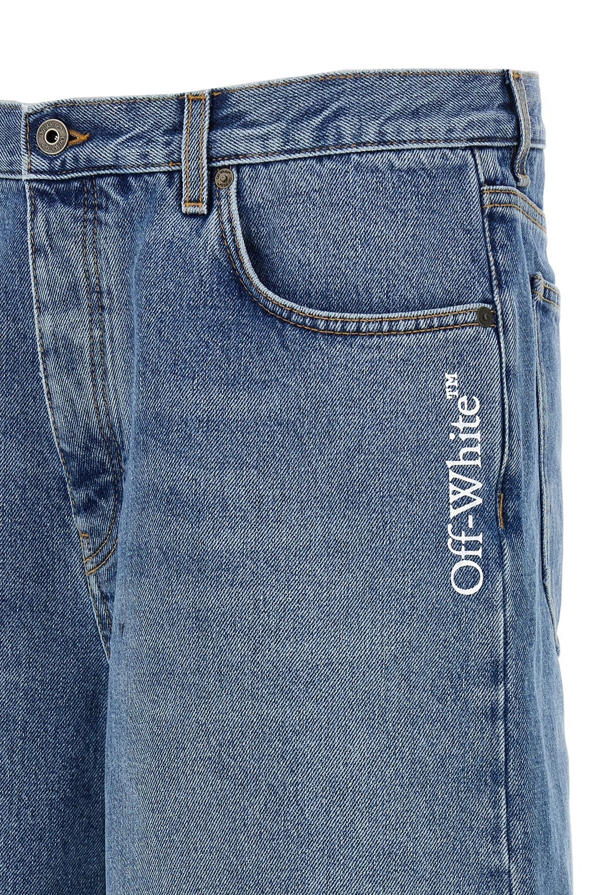 Off-White Half Arrow Bermuda Shorts