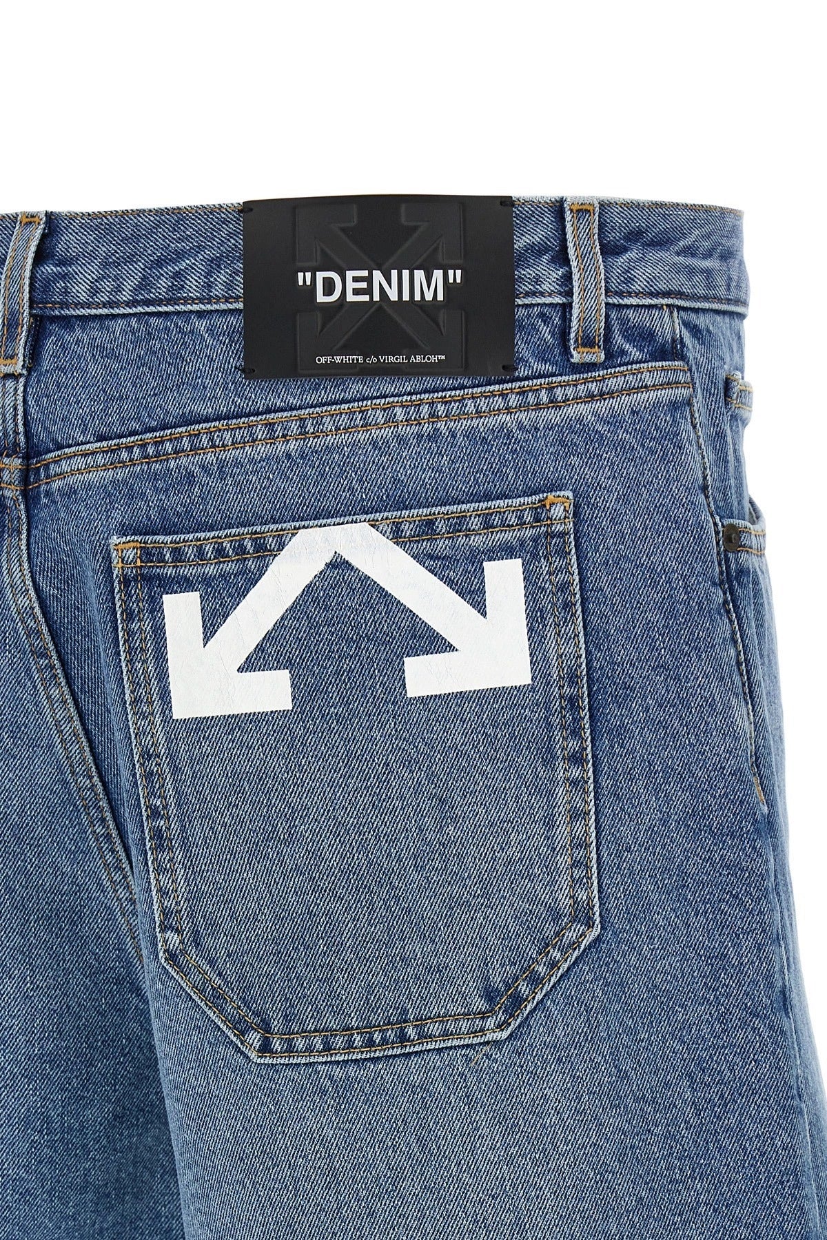 Off-White Half Arrow Bermuda Shorts