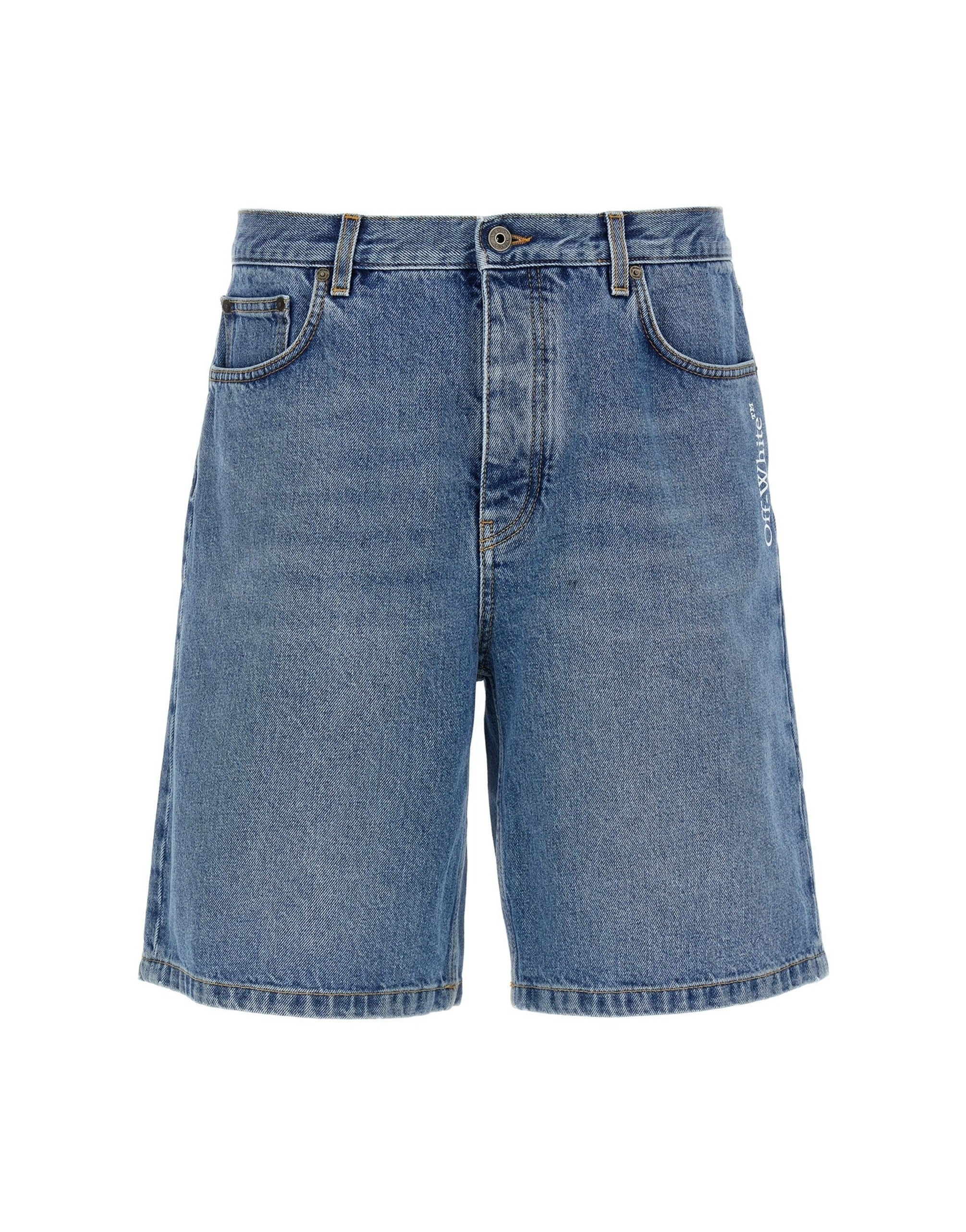 Off-White Half Arrow Bermuda Shorts
