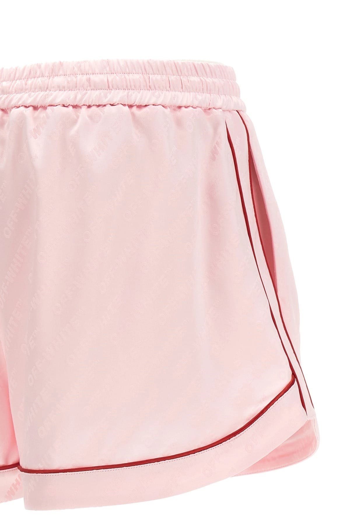 Off-White Off-White Jacquard Satin Pajama Shorts