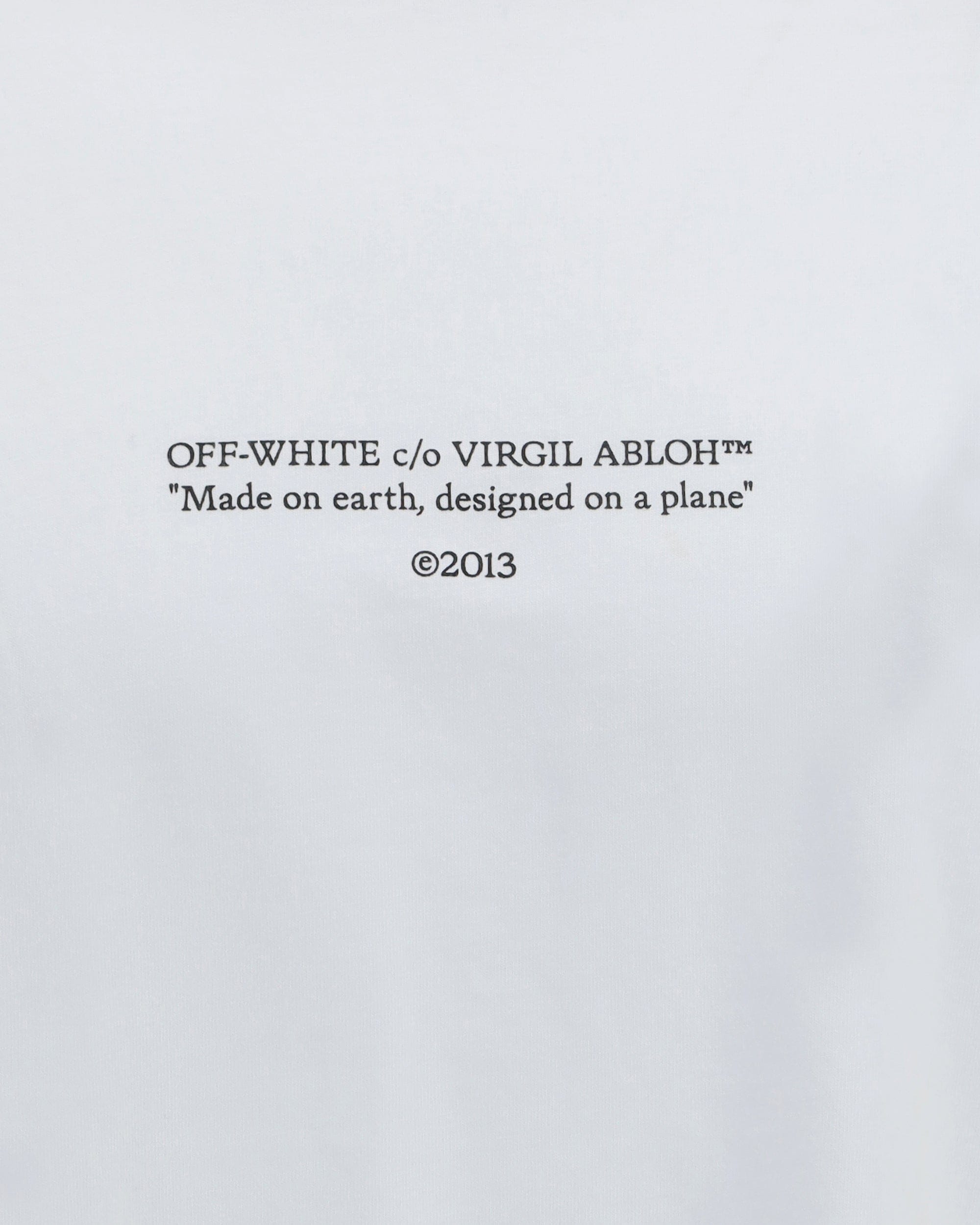 Off-White Made On Earth, Designed On A Plane T-Shirt
