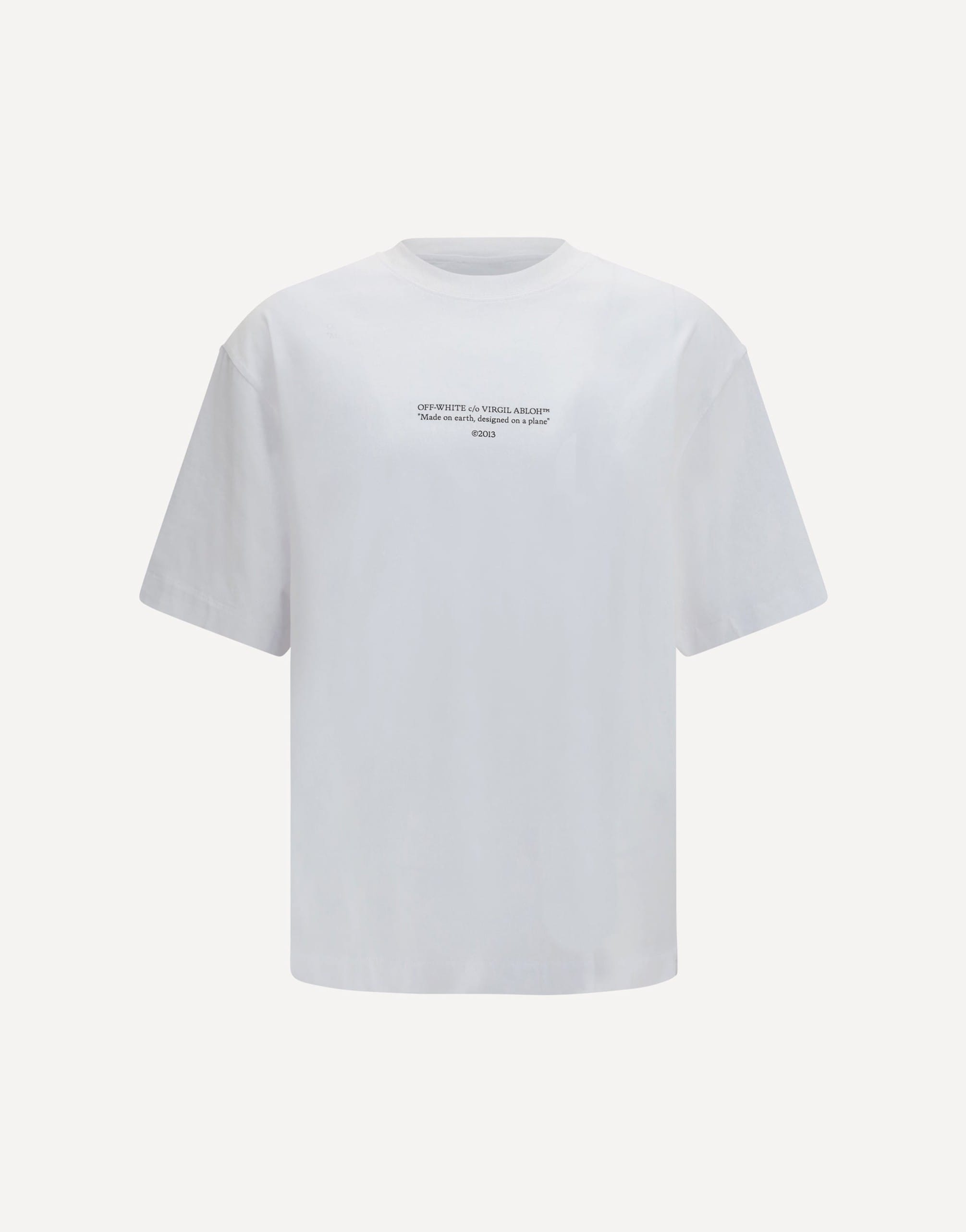 Off-White Made On Earth, Designed On A Plane T-Shirt