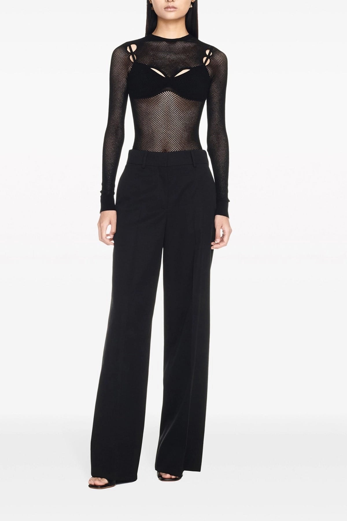 Off-White Off-White Net Arrow Bralette Top