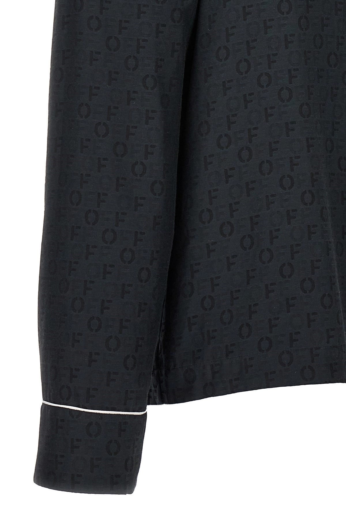 Off-White Off-White Off Jaquard Pajama Shirt