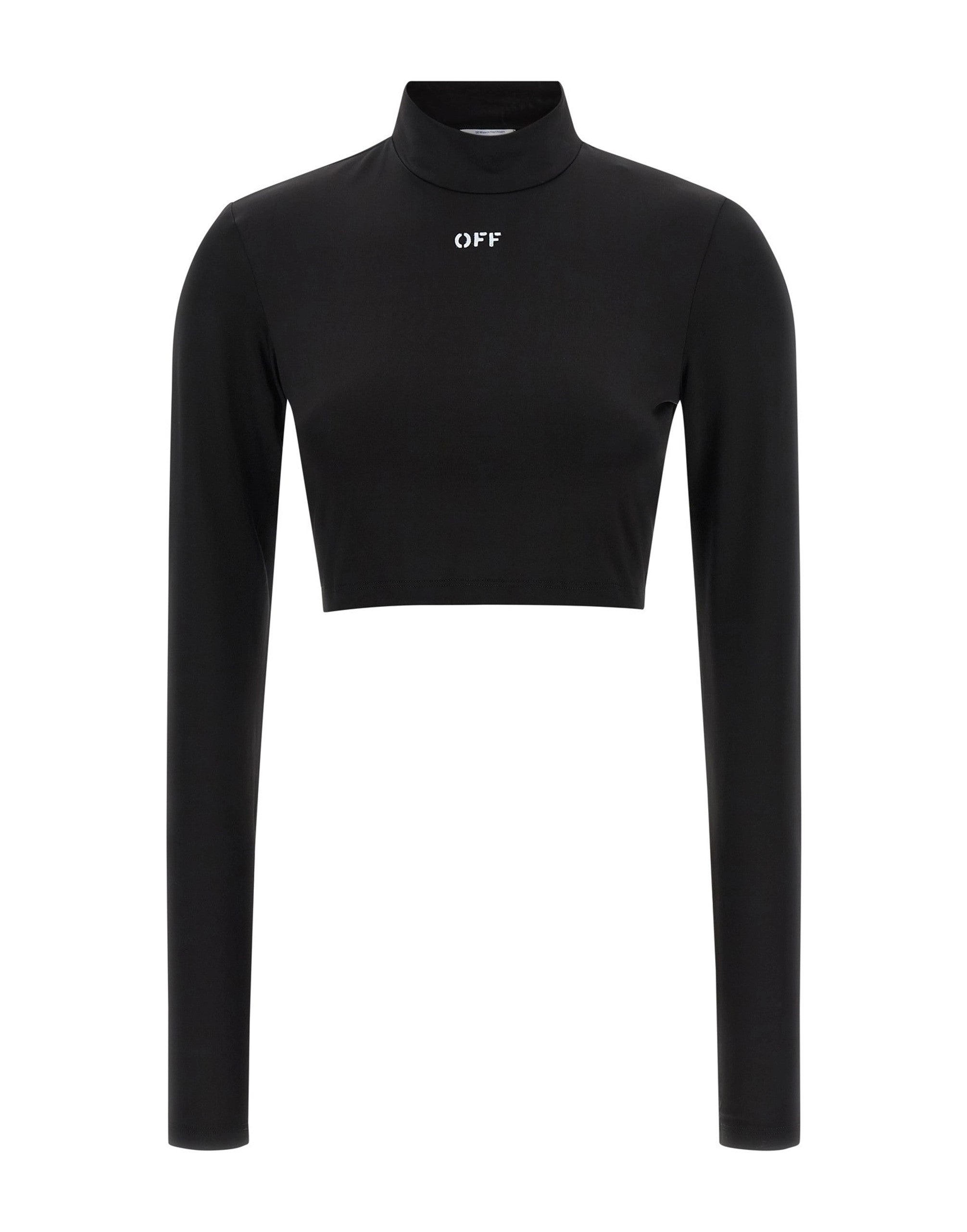 بلوزة Crop Top قصيرة Off Stamp من Off-White