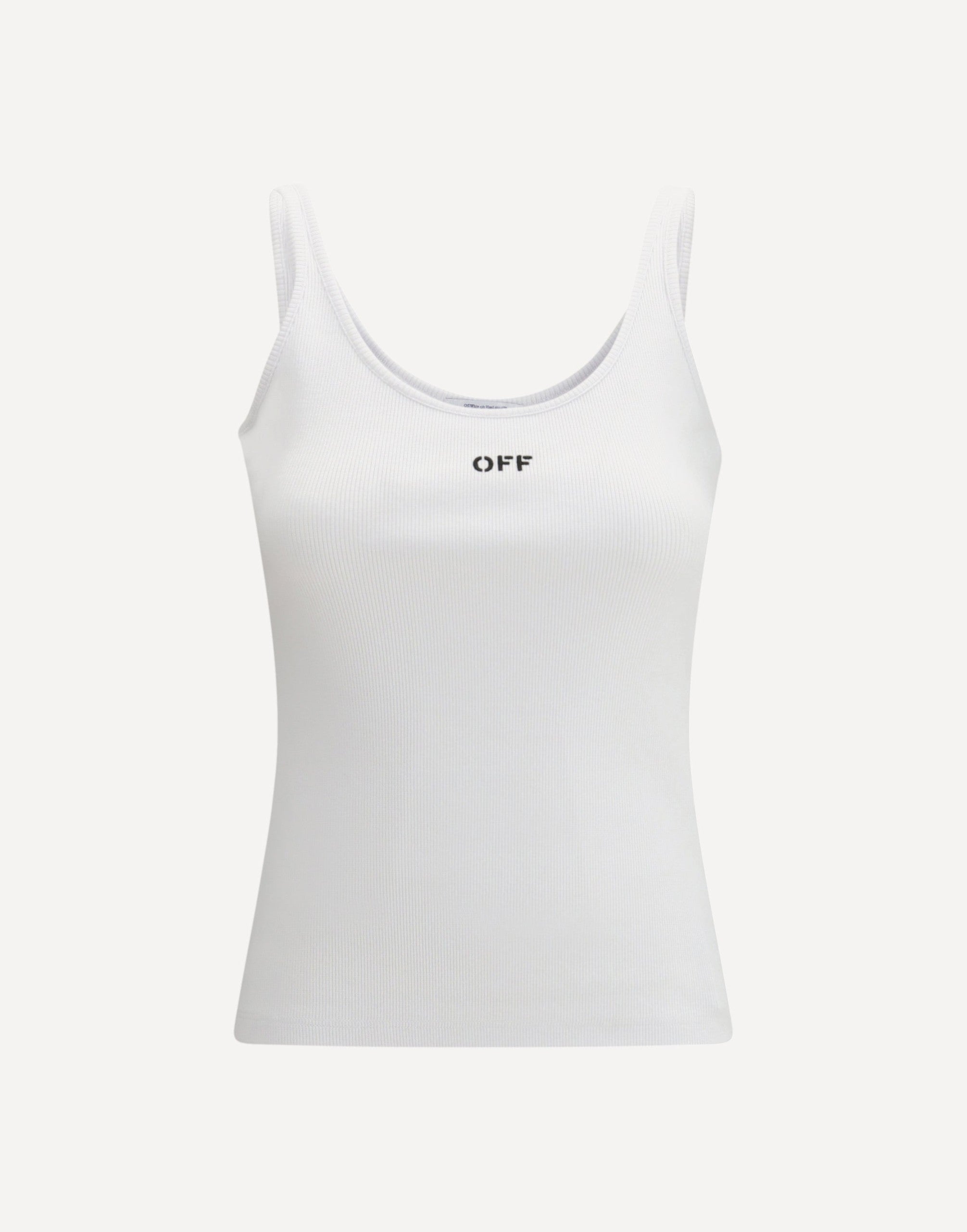 Off-White Off Stamp Rib Tank Top