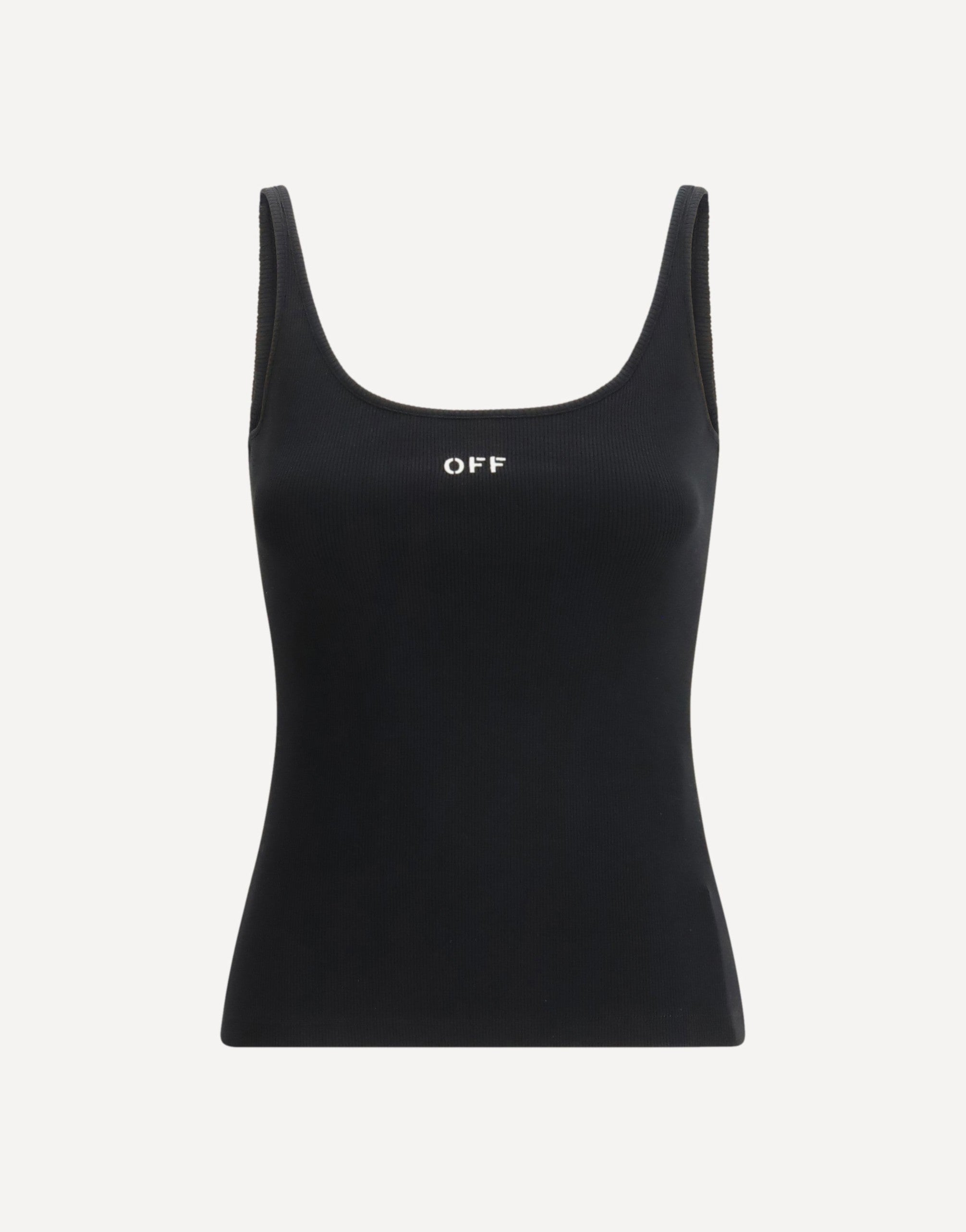 Off-White Off Stamp Rib Tank Top