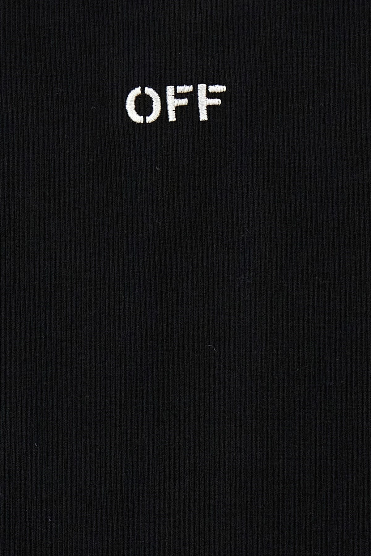 Off-White Off-White Off Stamp Ribbed Top