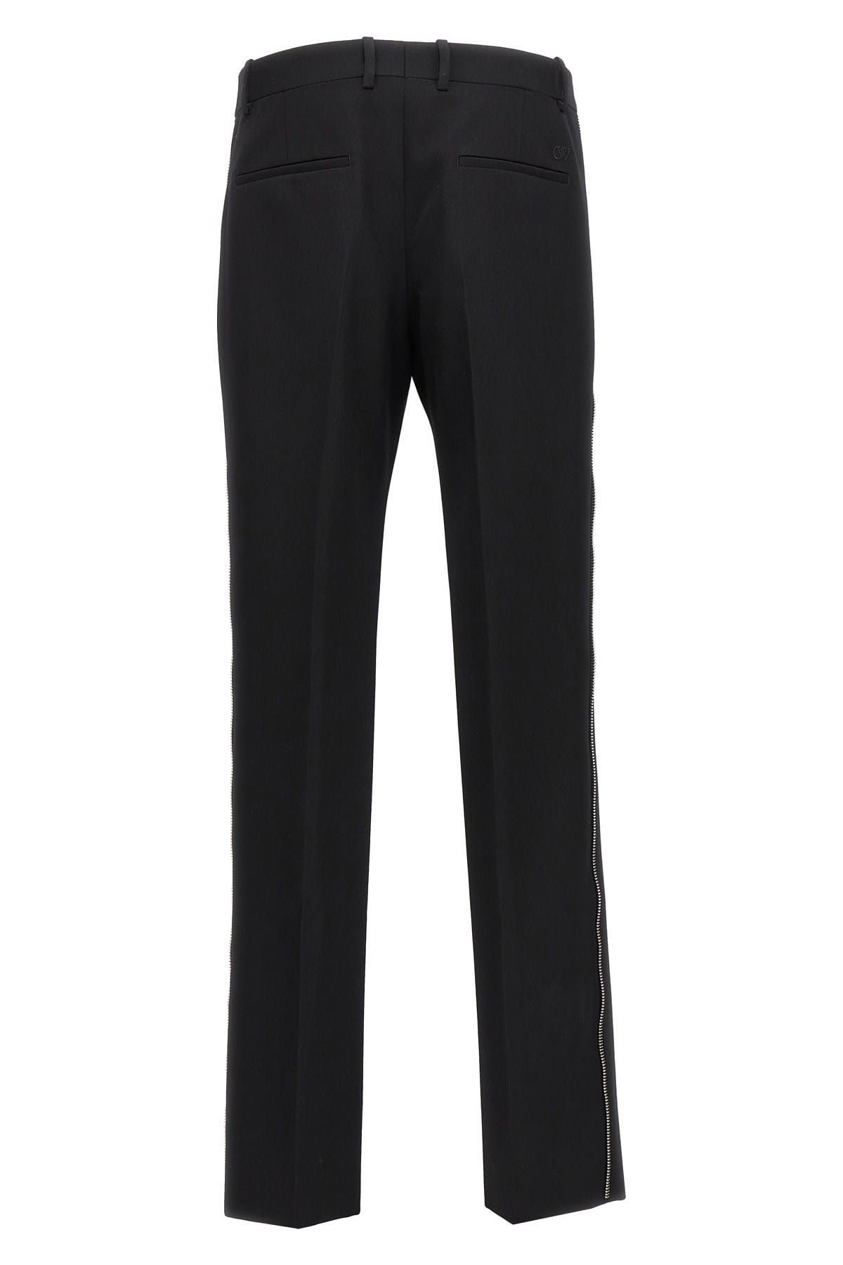 Off-White Off-White Ow Emb Wool Pants