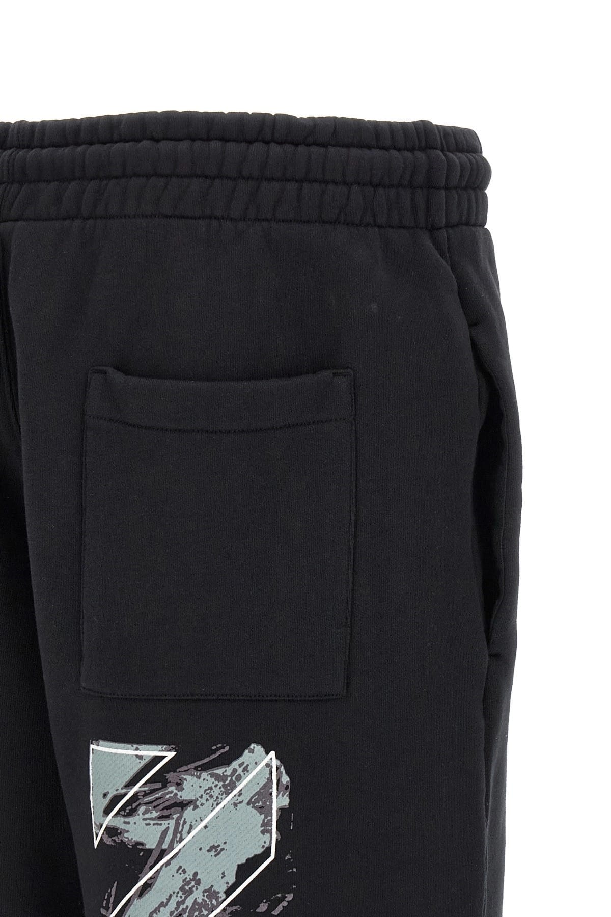 Off-White Off-White Paint Diag Skate Bermuda Shorts