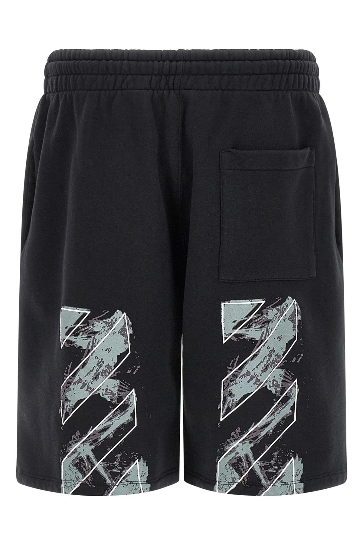 Off-White Off-White Paint Diag Skate Bermuda Shorts