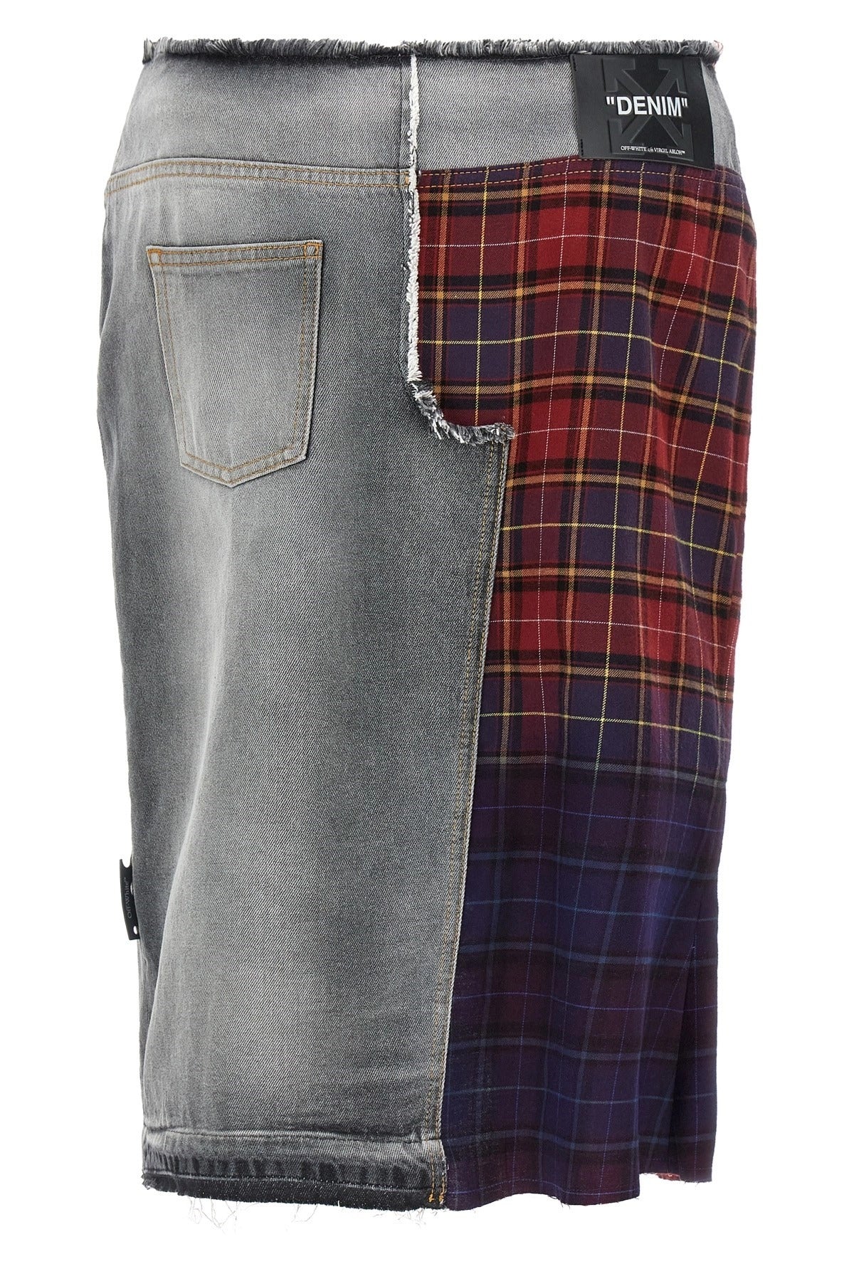 Off-White Patchwork Midi Skirt - alternate view