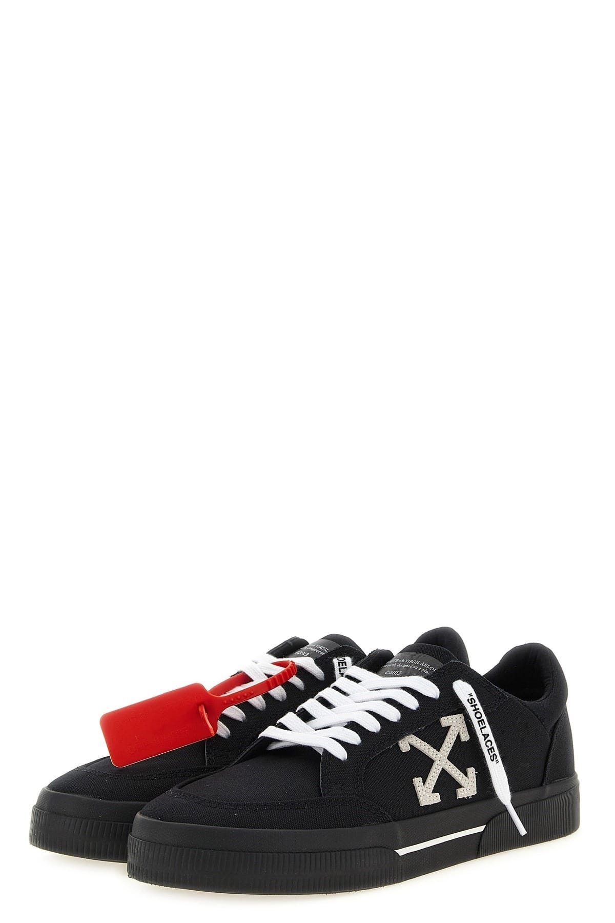 Off-White Vulcanized Canvas Sneakers - alternate view
