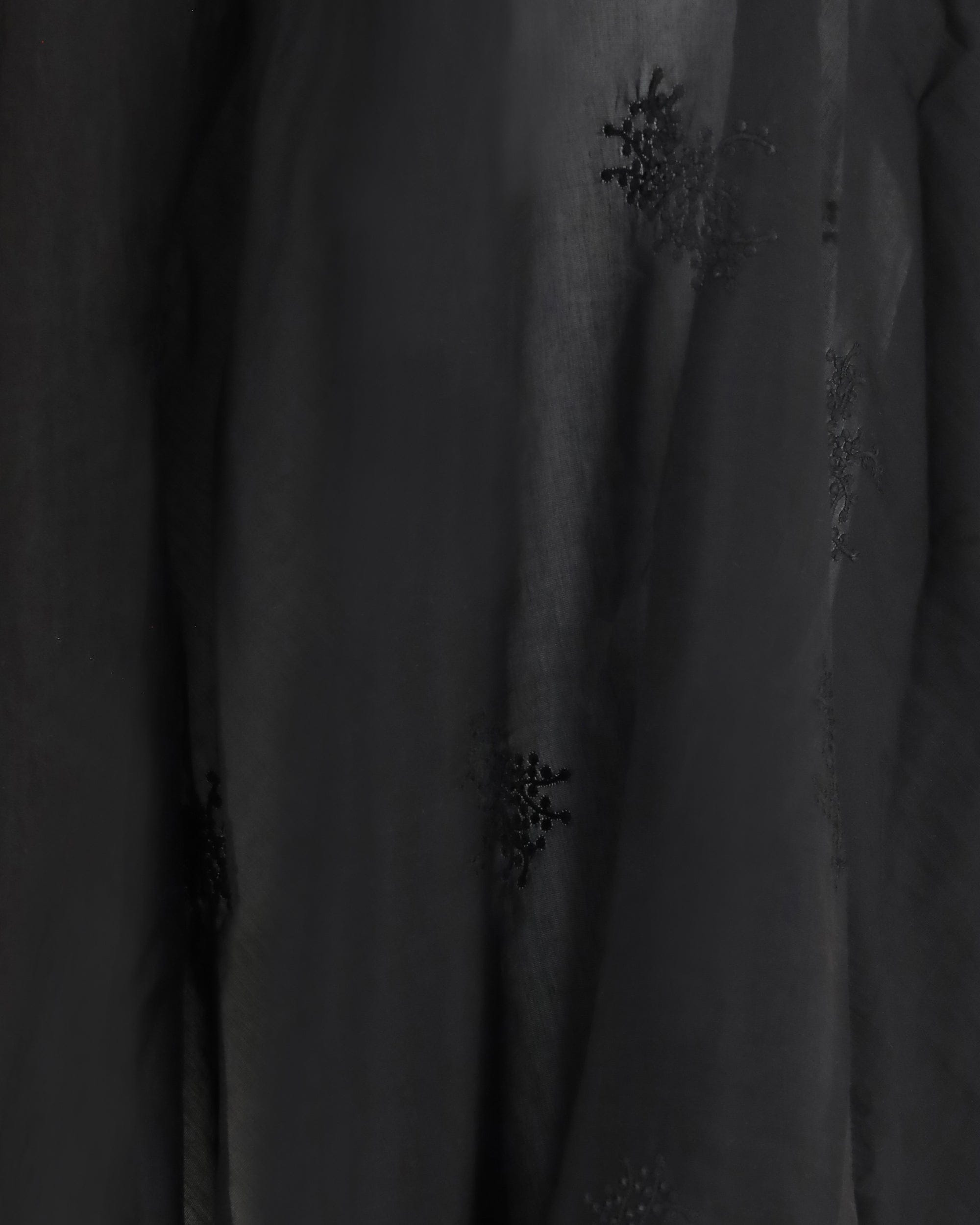 Our Legacy Petti Skirt Noir Bloom Ethereal Veil