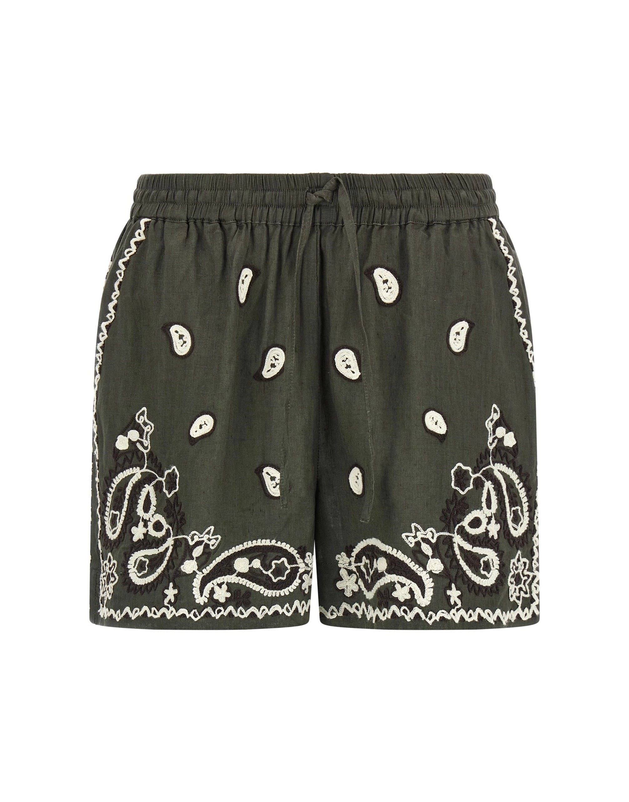 P.A.R.O.S.H. P.A.R.O.S.H. Beach26 Embroidered Linen Shorts