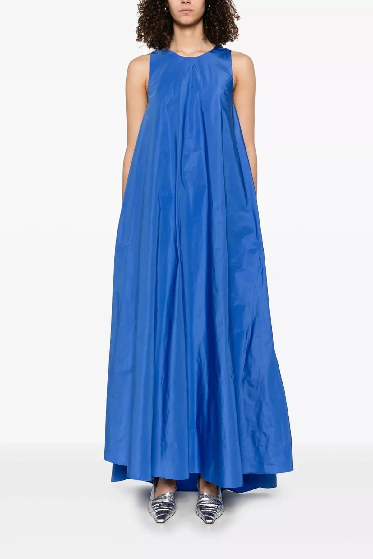 P.A.R.O.S.H. Blaues Pimpy-Maxikleid - alternate view