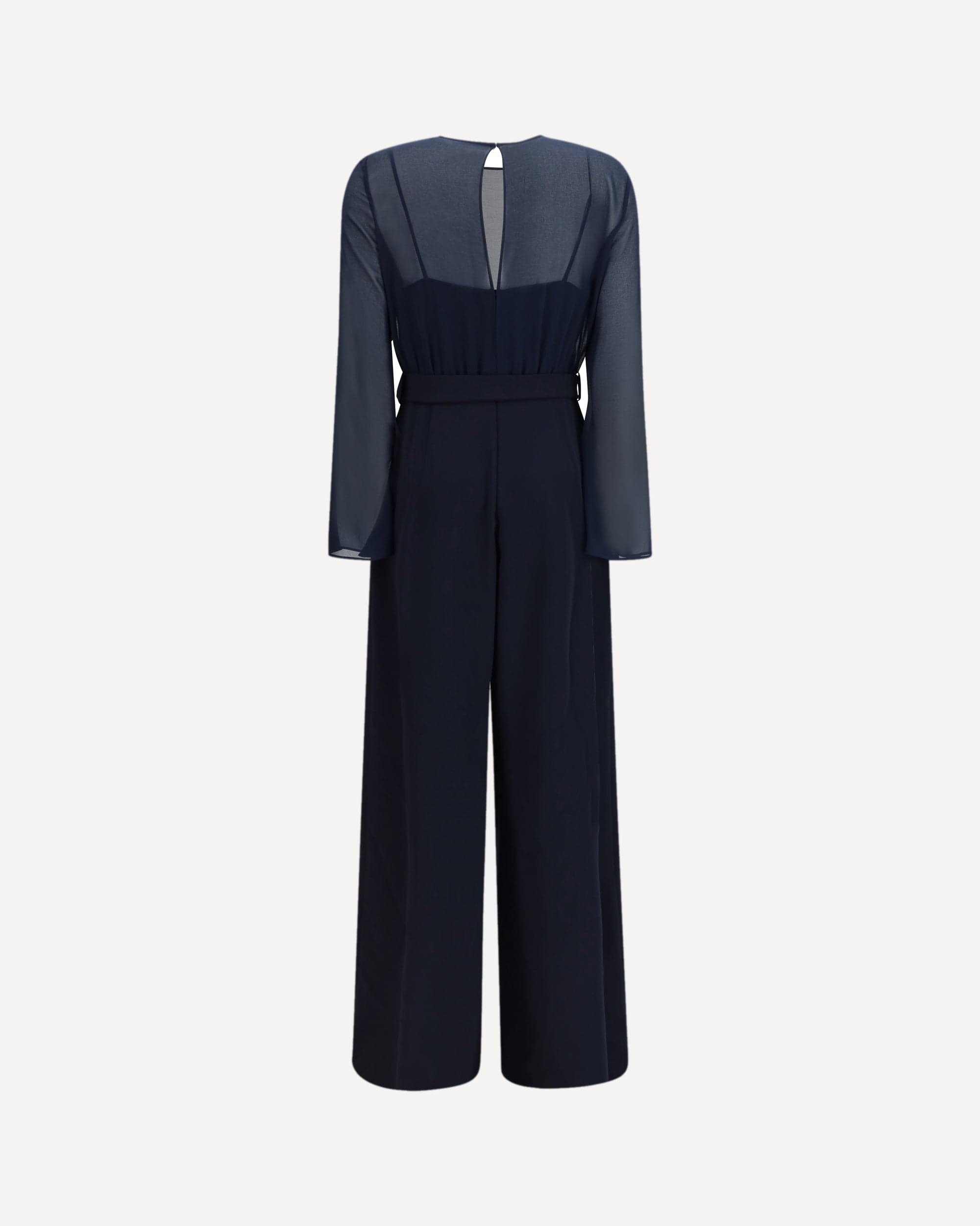 P.A.R.O.S.H. Cady And Chiffon Jumpsuit