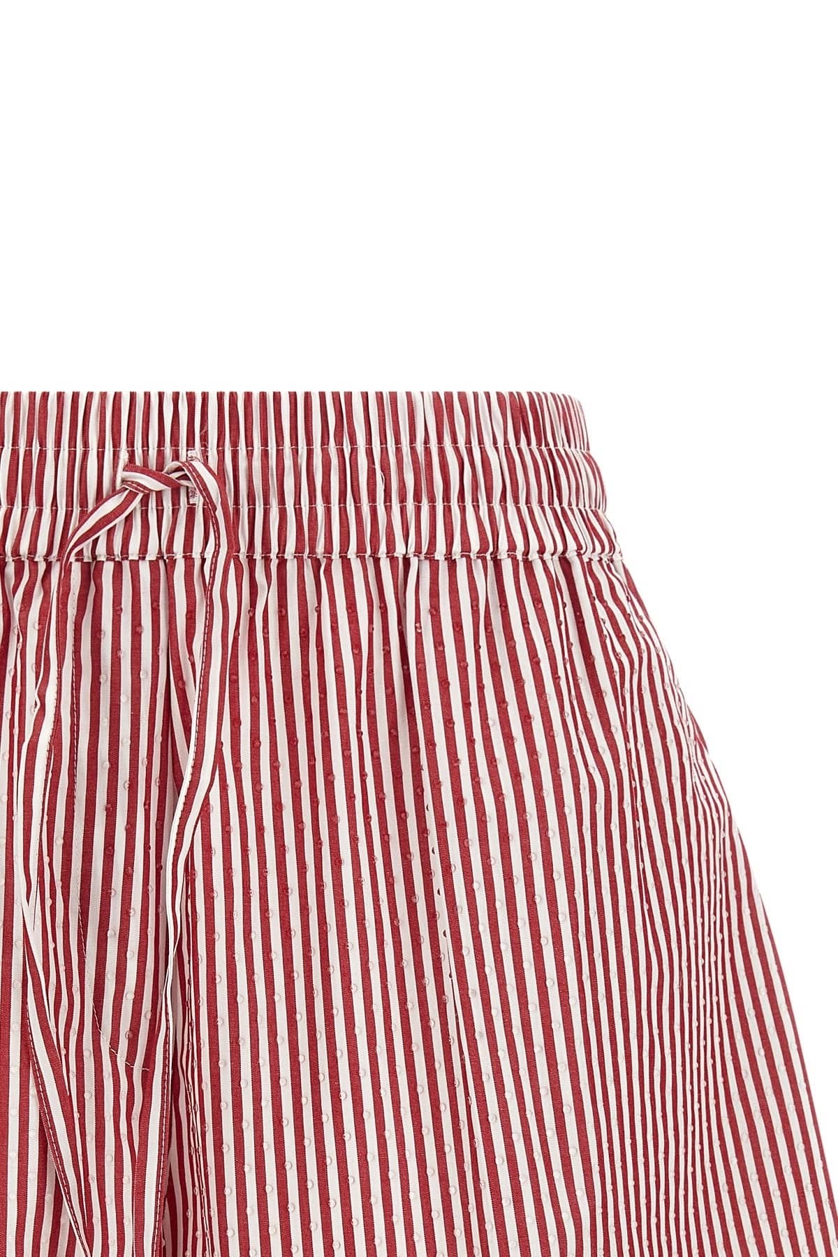 P.A.R.O.S.H. P.A.R.O.S.H. Cashine Striped Rhinestone Shorts