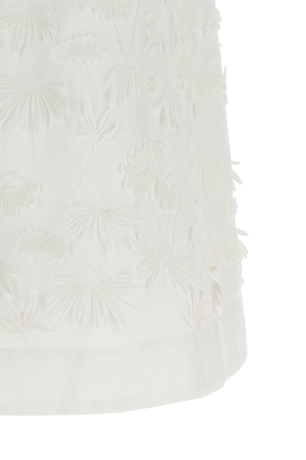 P.A.R.O.S.H. P.A.R.O.S.H. Cubo26 Embroidered Cotton Blouse