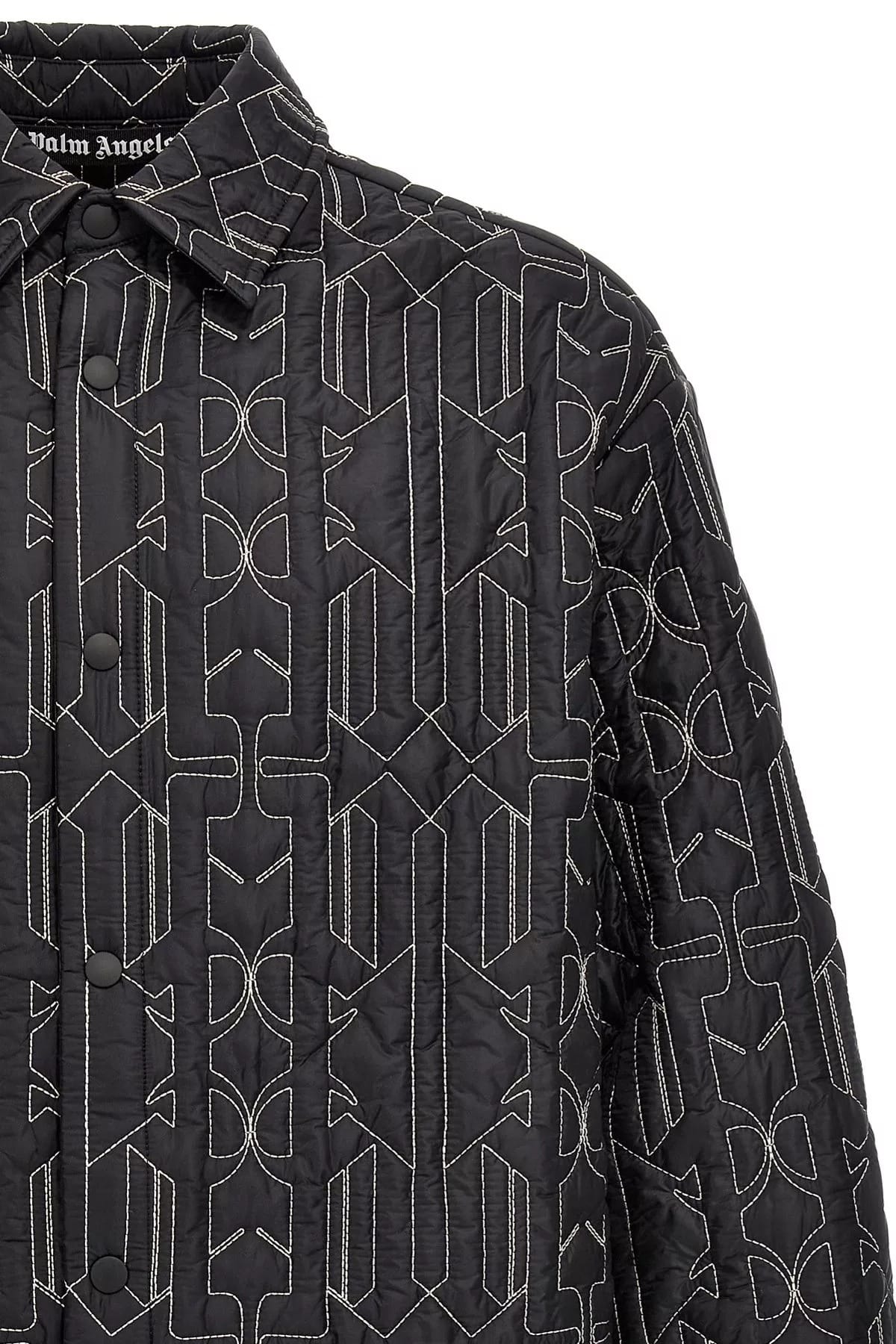 Palm Angels Palm Angels All Monogram Quilted Dover Jacket